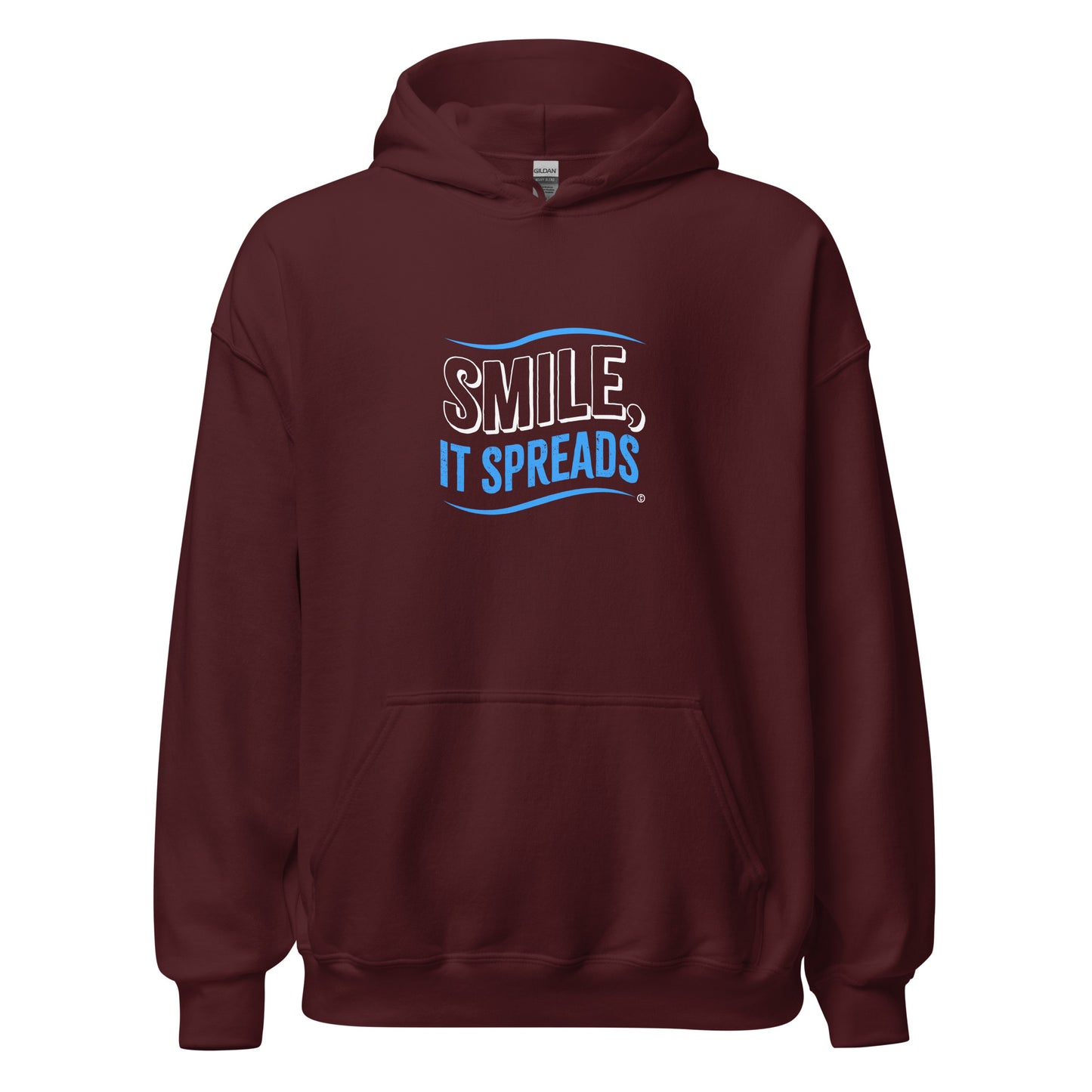 Smile, It Spreads Unisex Hoodies