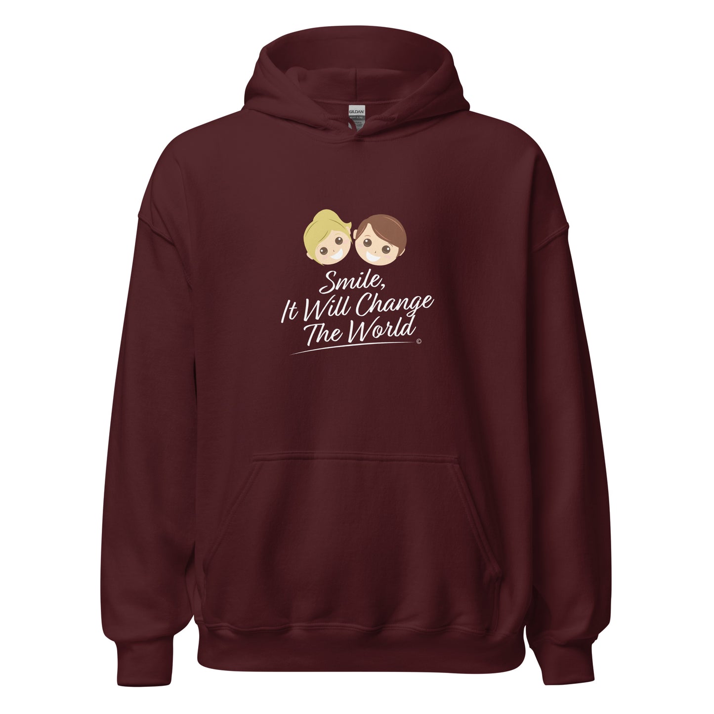 Smile, It Will Change The World Unisex Hoodies