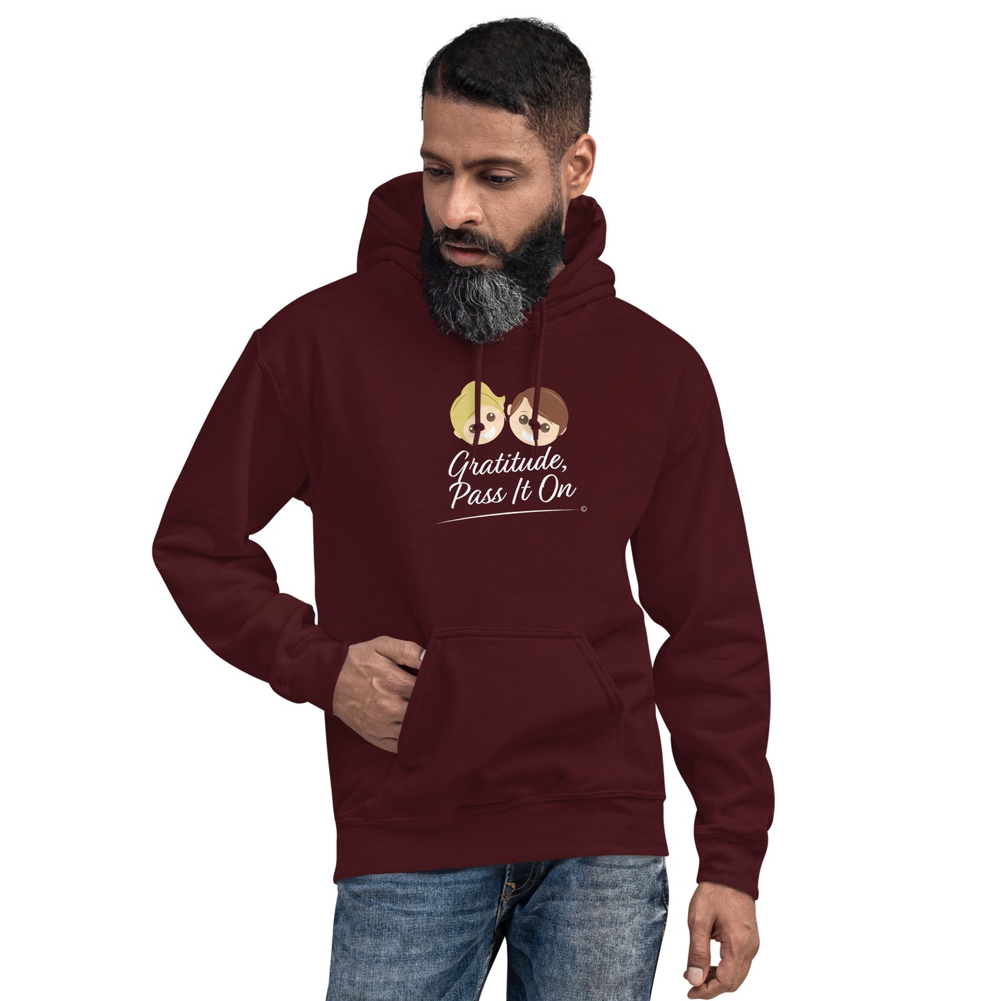 Gratitude, Pass It On Unisex Hoodies