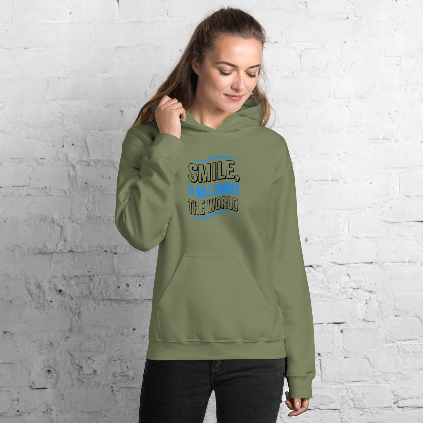 Smile, It will Change the World Unisex Hoodies