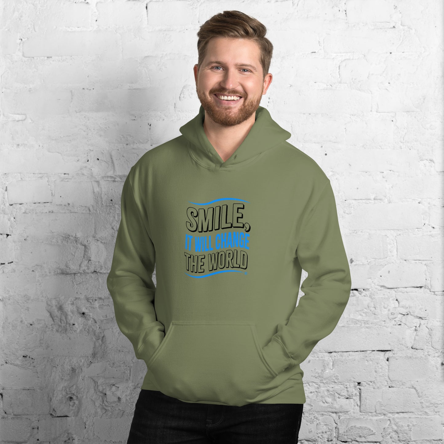 Smile, It will Change the World Unisex Hoodies