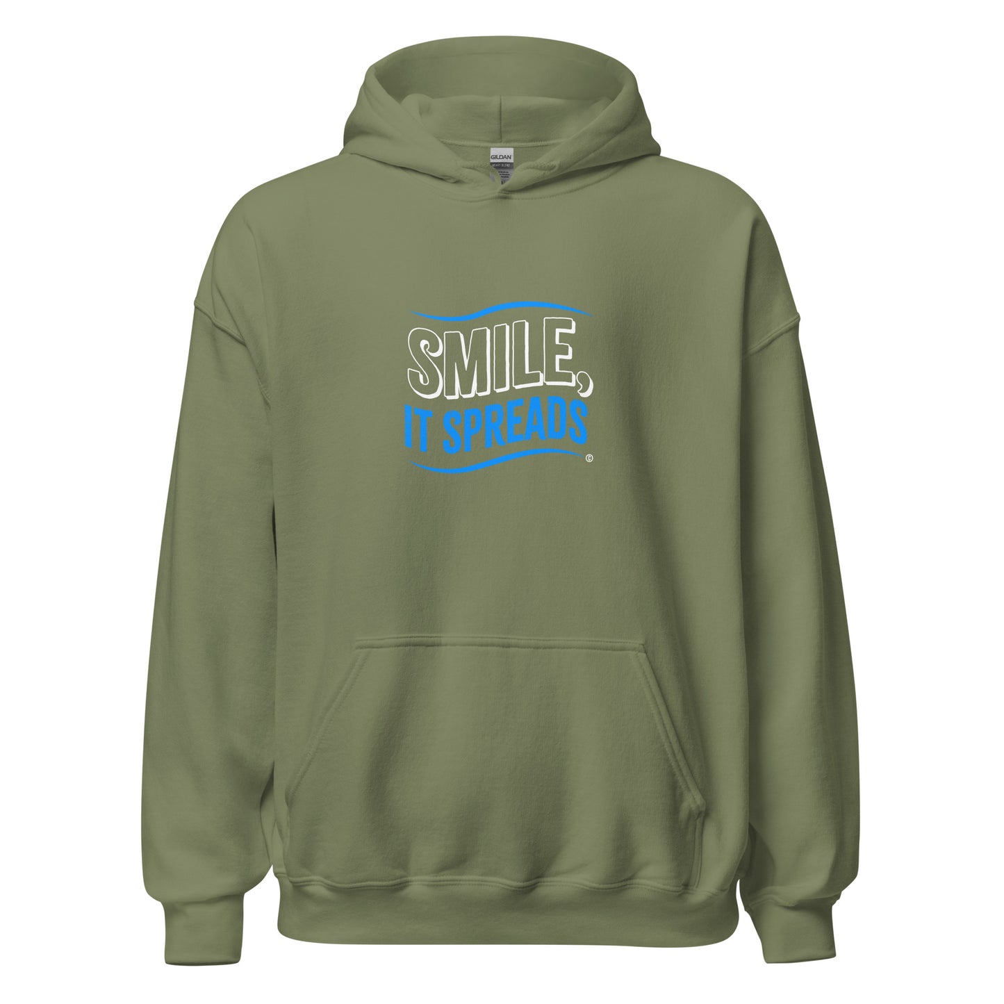 Smile, It Spreads Unisex Hoodies