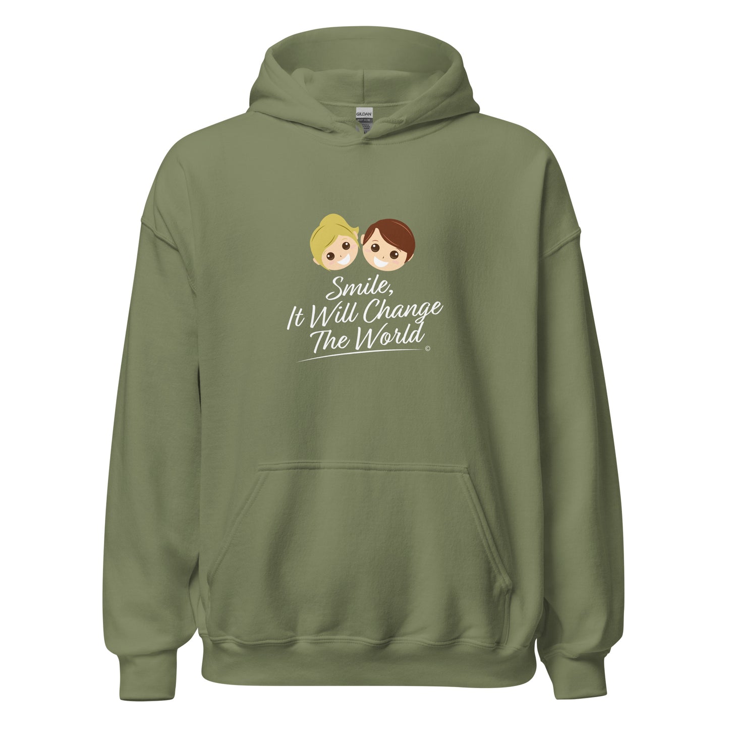Smile, It Will Change The World Unisex Hoodies
