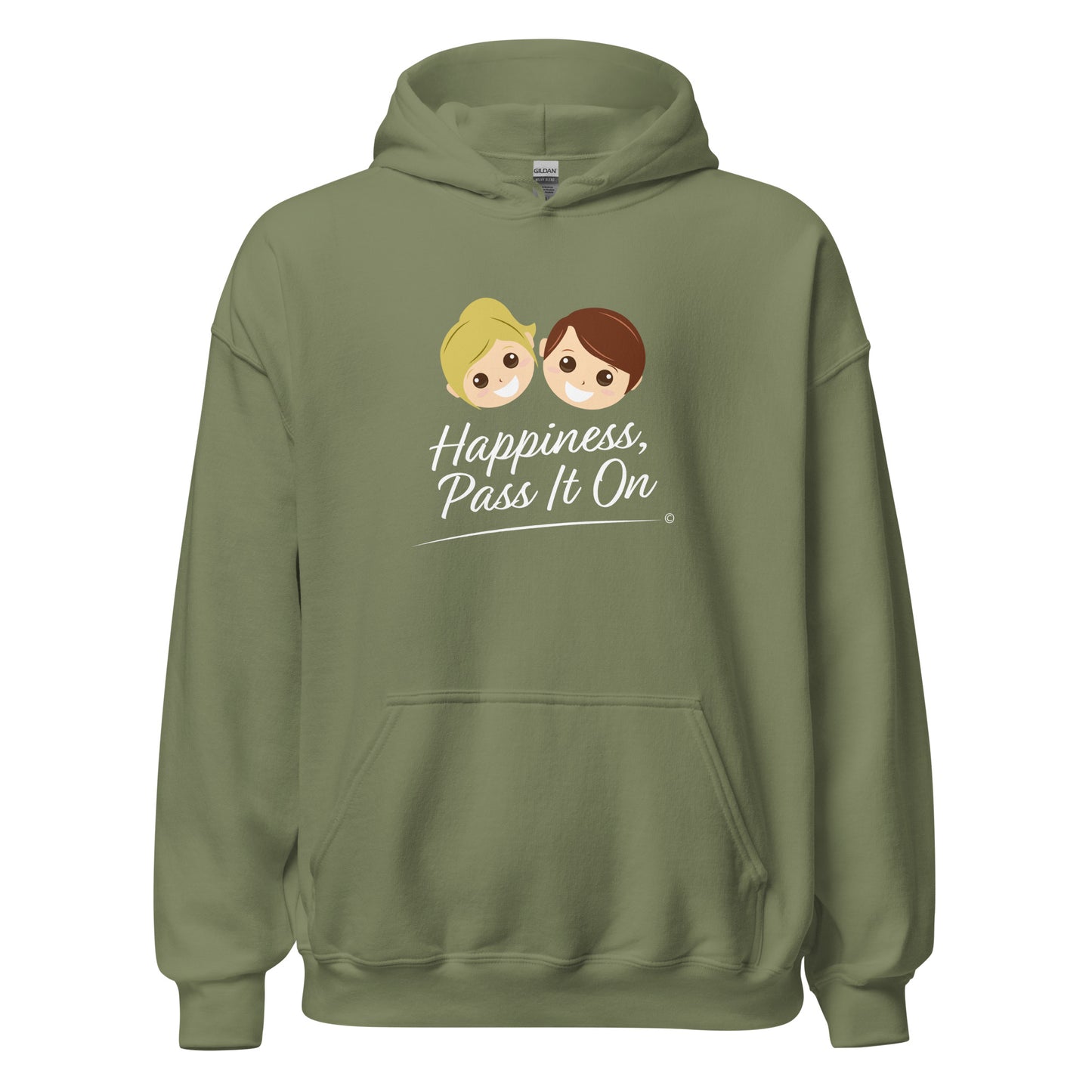 Happiness, Pass it On Unisex Hoodies