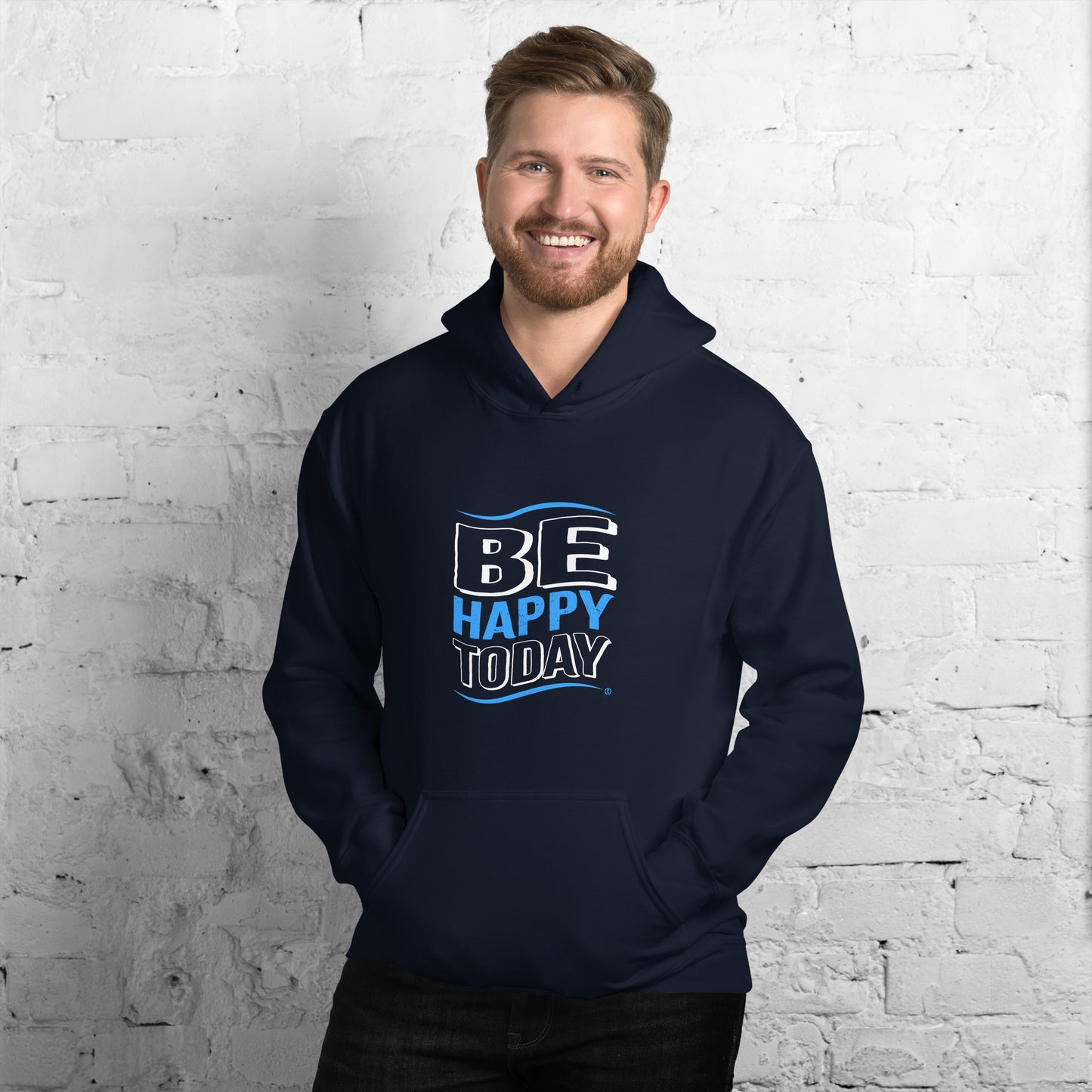 Be Happy Unisex Hoodies