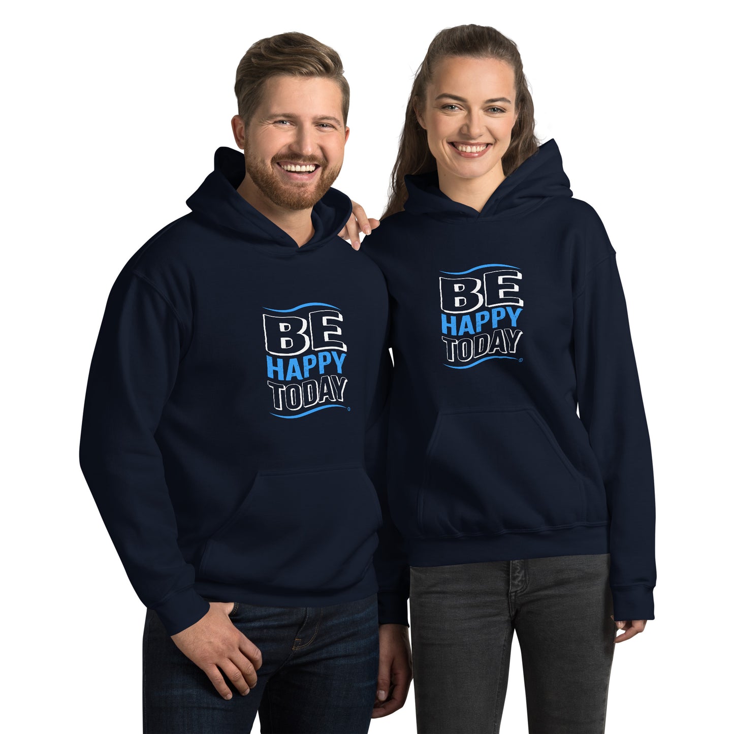 Be Happy Unisex Hoodies