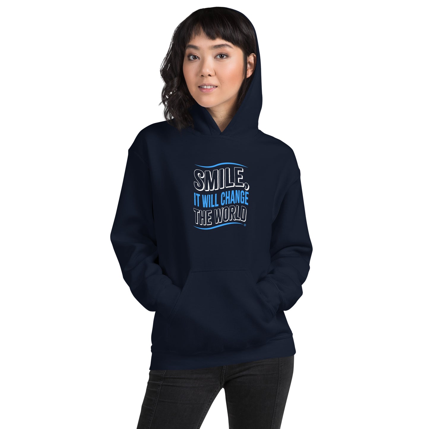 Smile, It will Change the World Unisex Hoodies