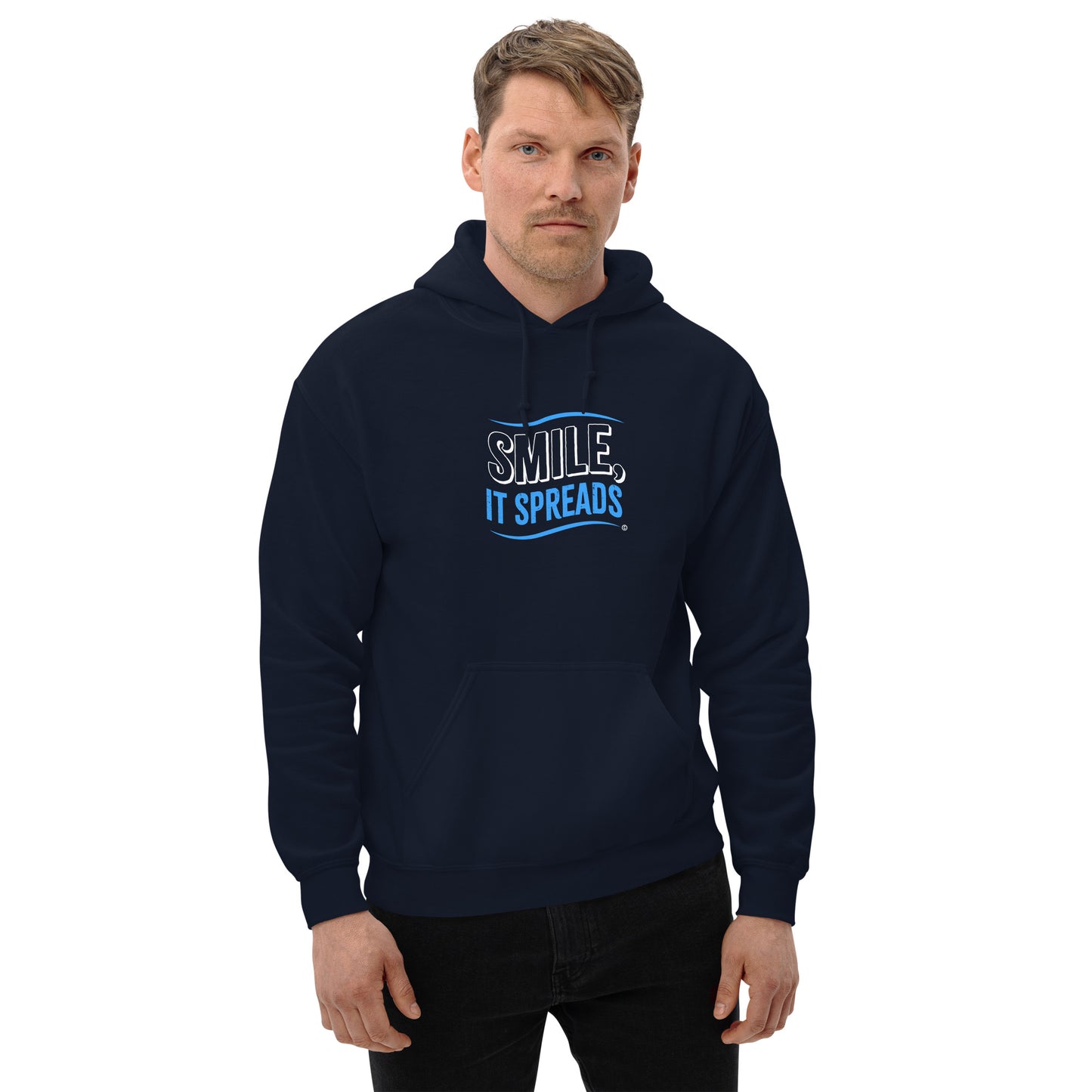 Smile, It Spreads Unisex Hoodies