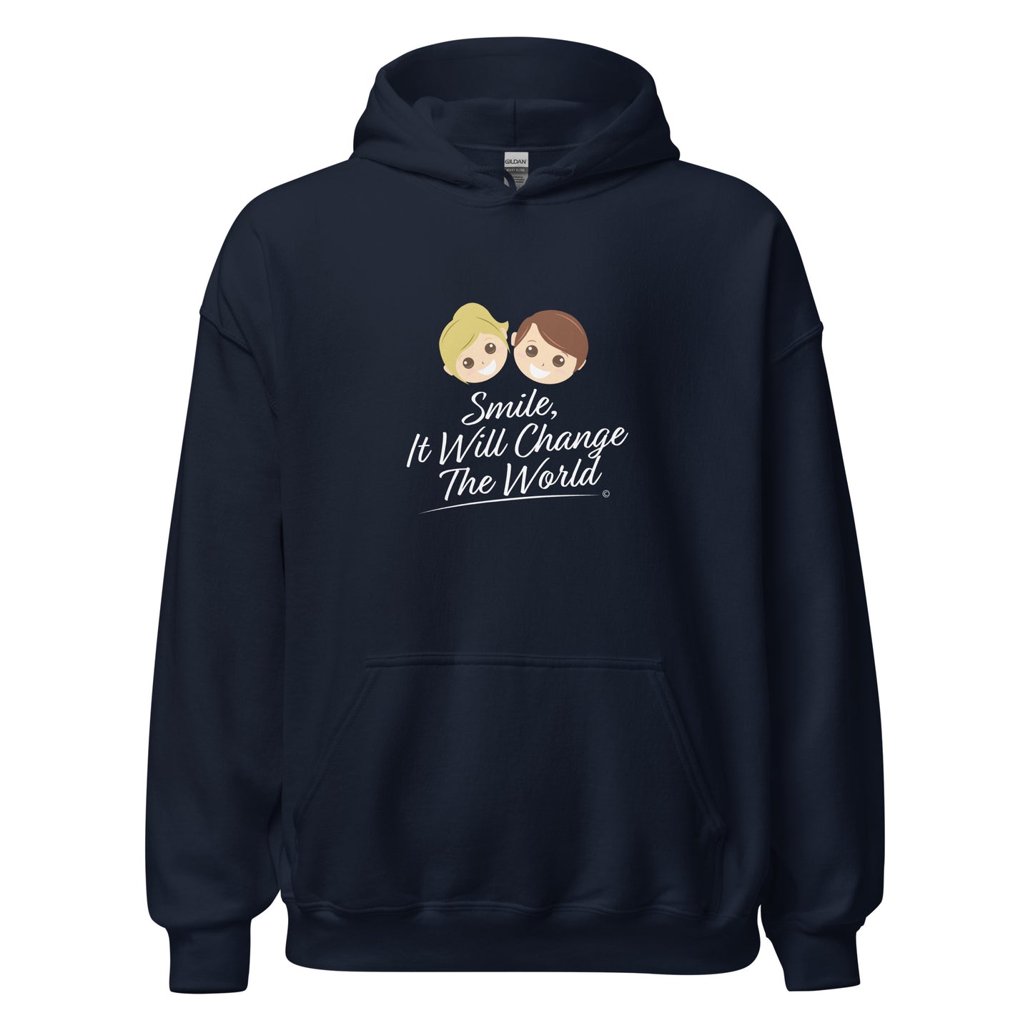 Smile, It Will Change The World Unisex Hoodies
