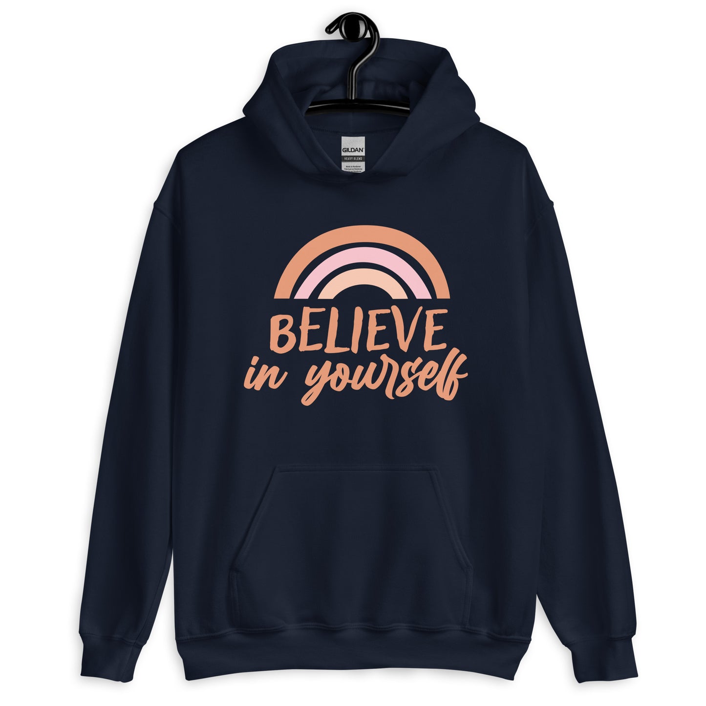 Believe In Yourself Hoodie Rainbow