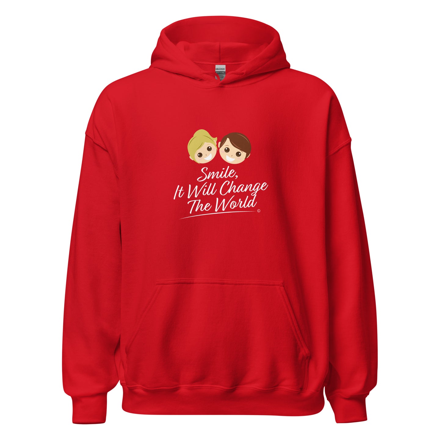 Smile, It Will Change The World Unisex Hoodies