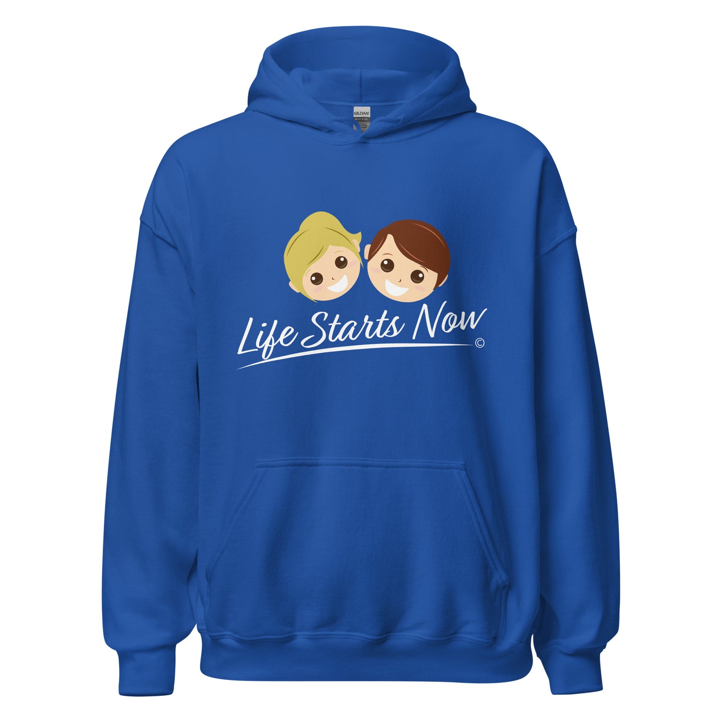 Unisex hoodies for outdoor activities- Royal Blue