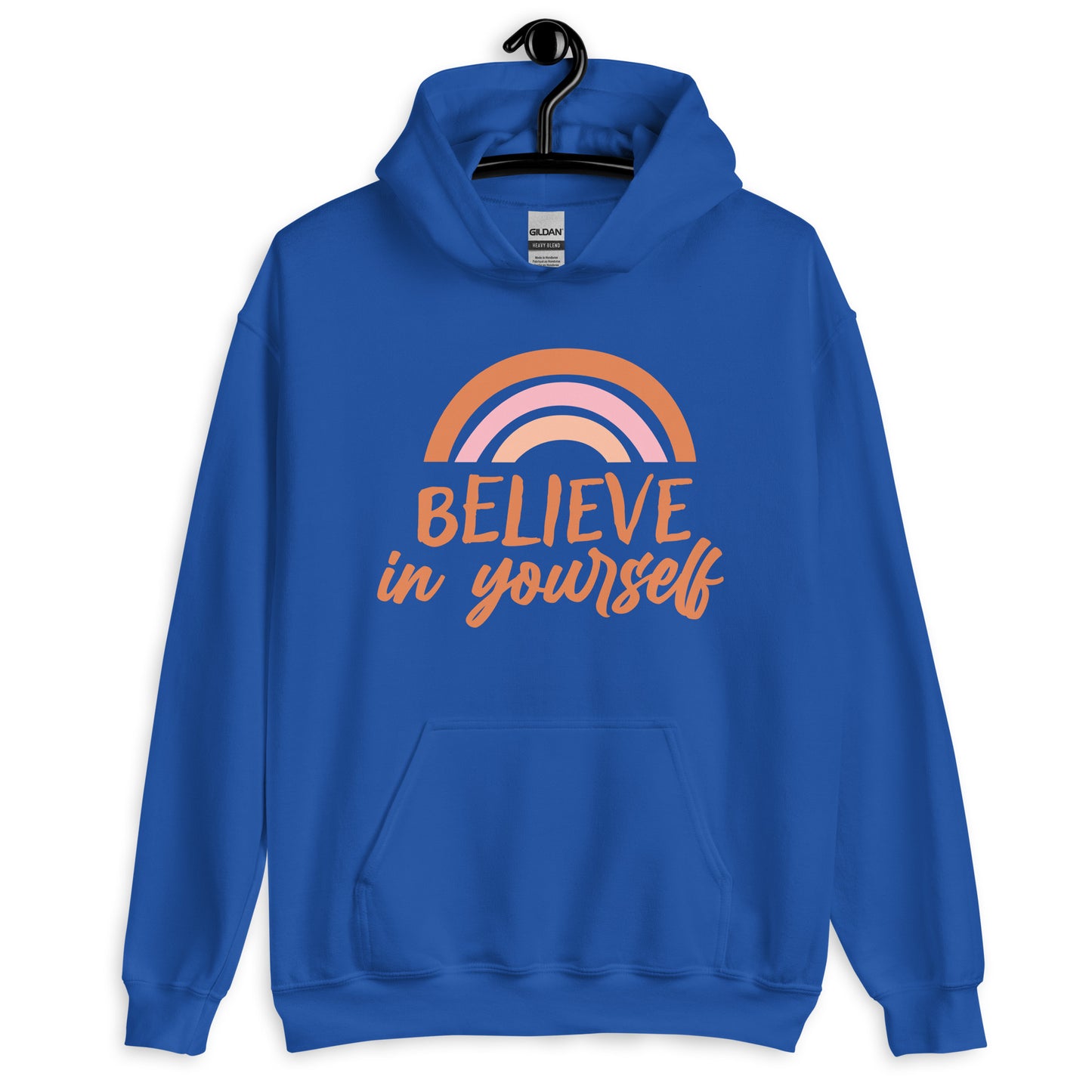 Believe In Yourself Hoodie Rainbow
