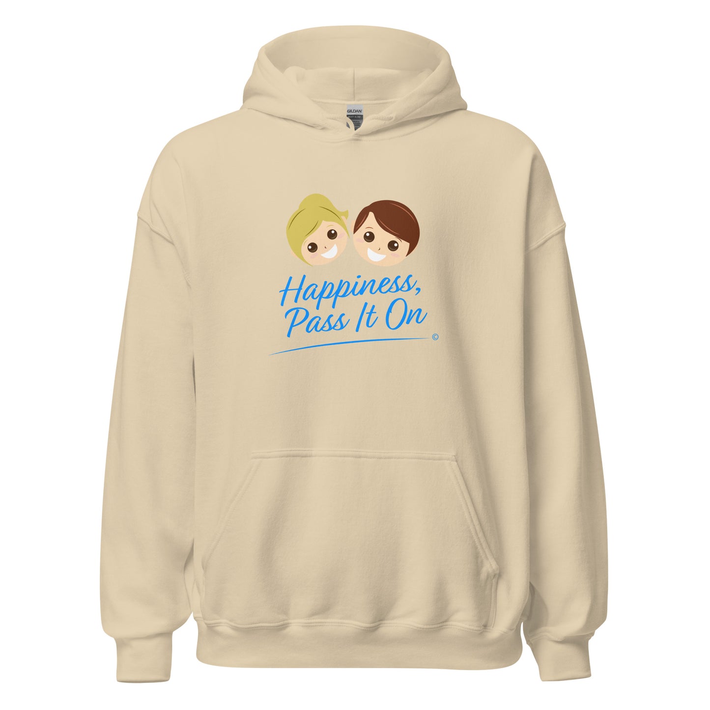 Happiness, Pass it On Unisex Hoodies