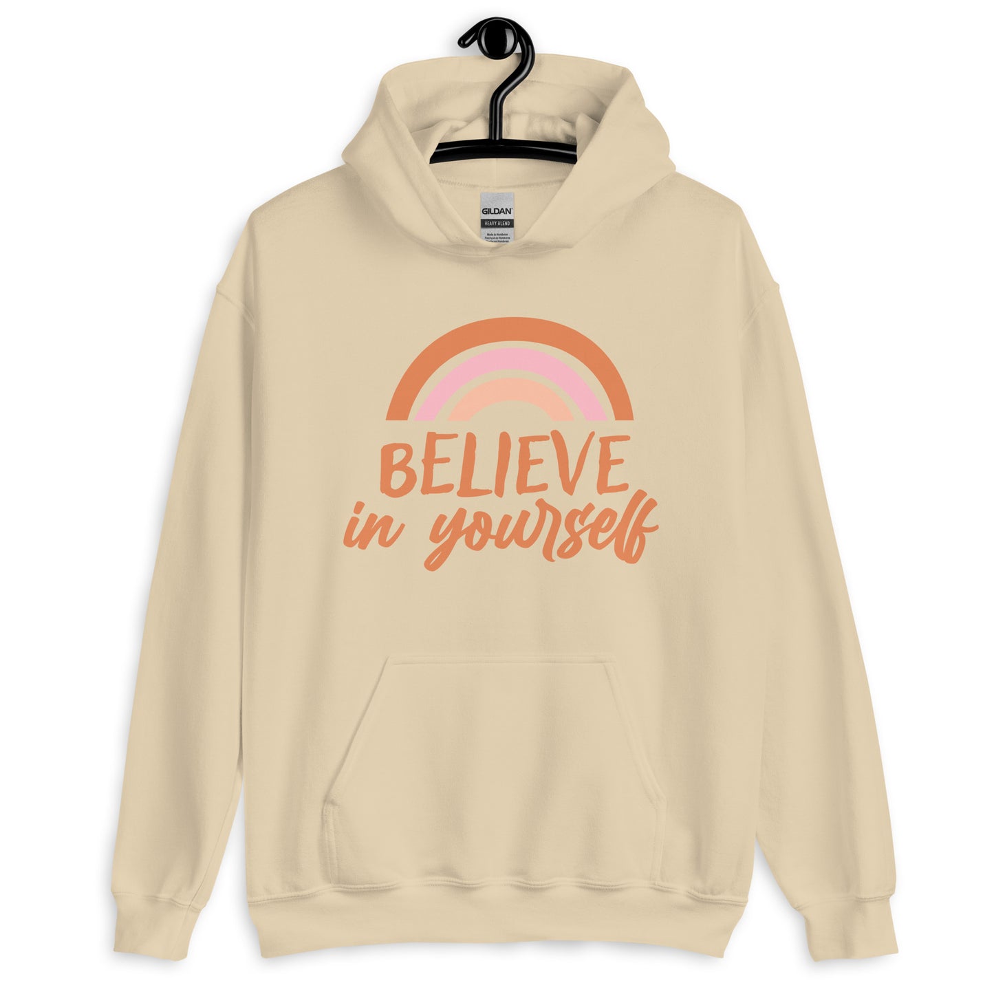 Believe In Yourself Hoodie Rainbow