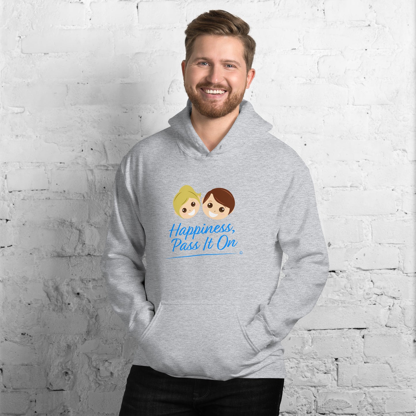 Happiness, Pass it On Unisex Hoodies