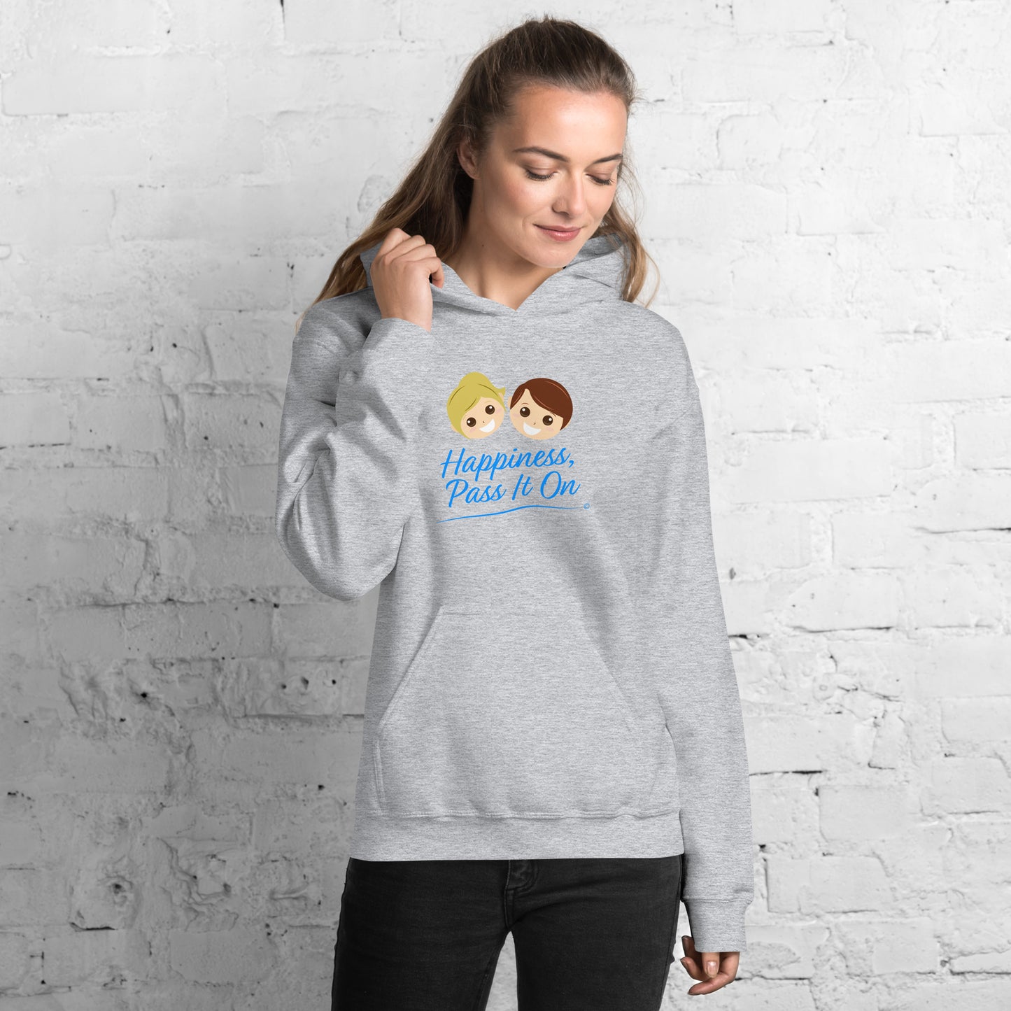 Happiness, Pass it On Unisex Hoodies