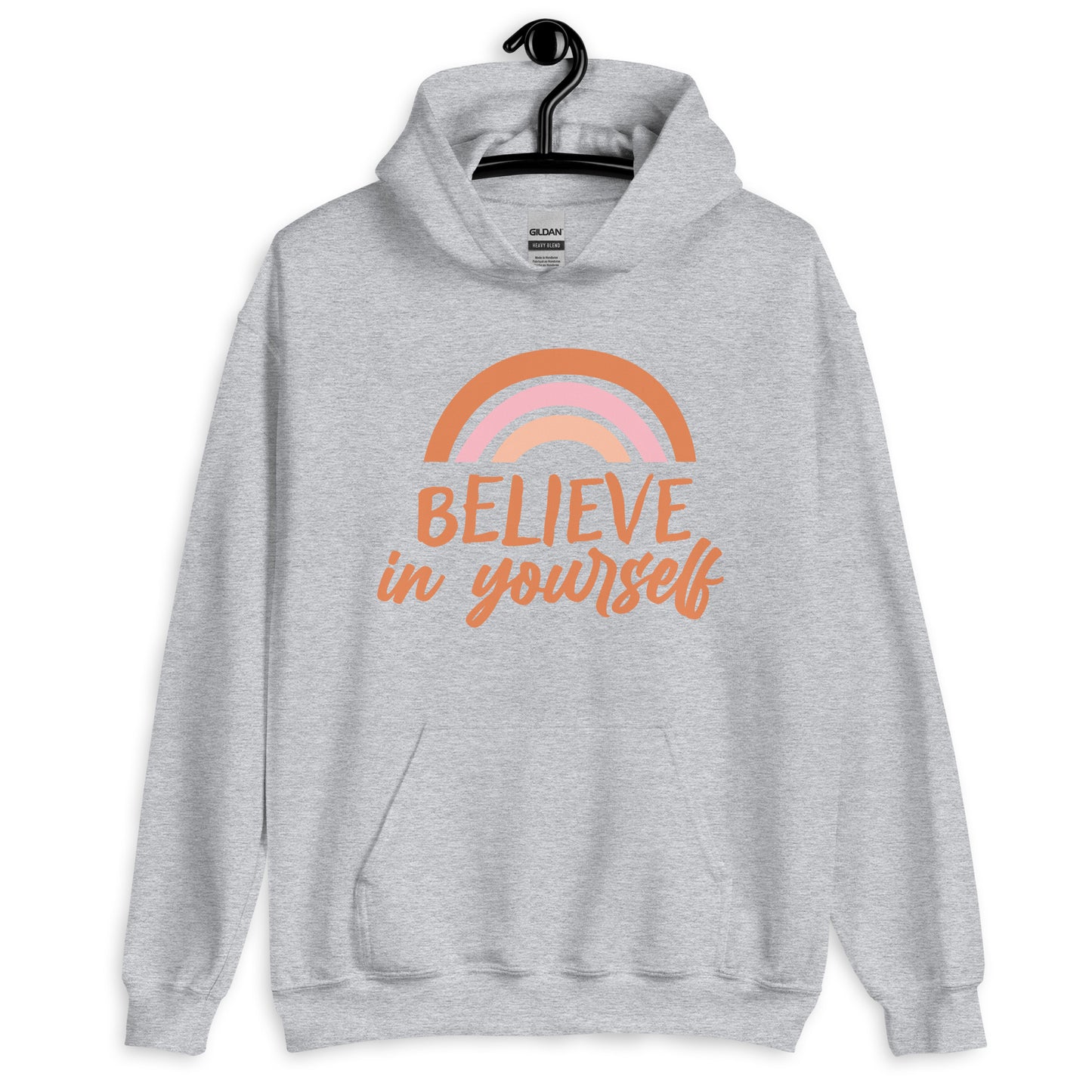 Believe In Yourself Hoodie Rainbow