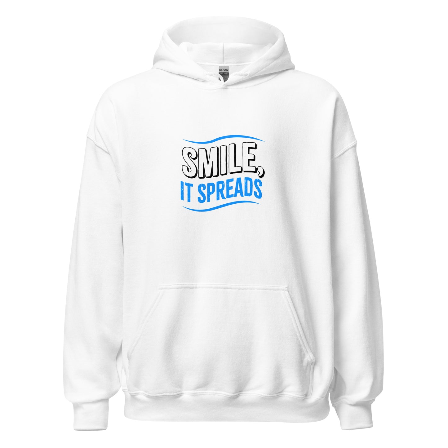 Smile, It Spreads Unisex Hoodies