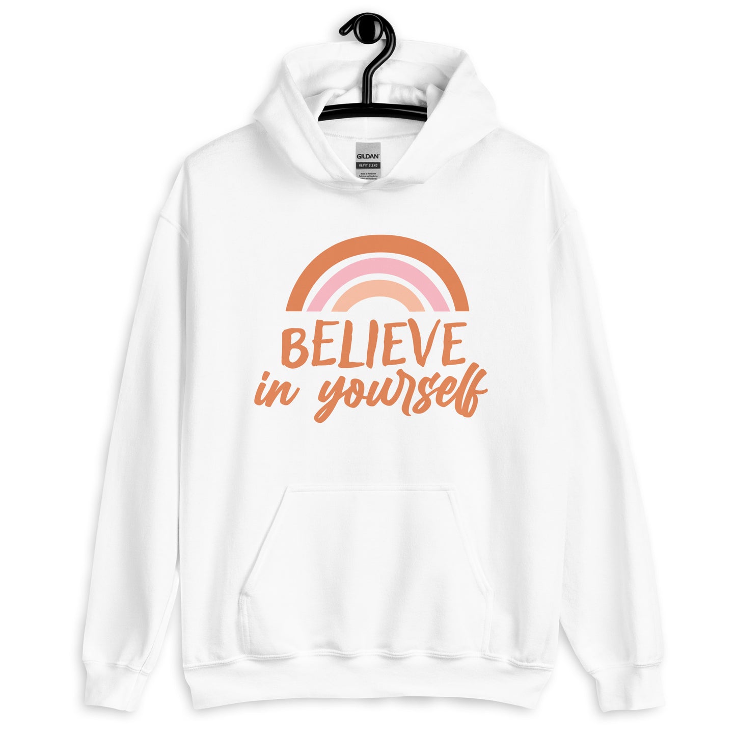 Believe In Yourself Hoodie Rainbow