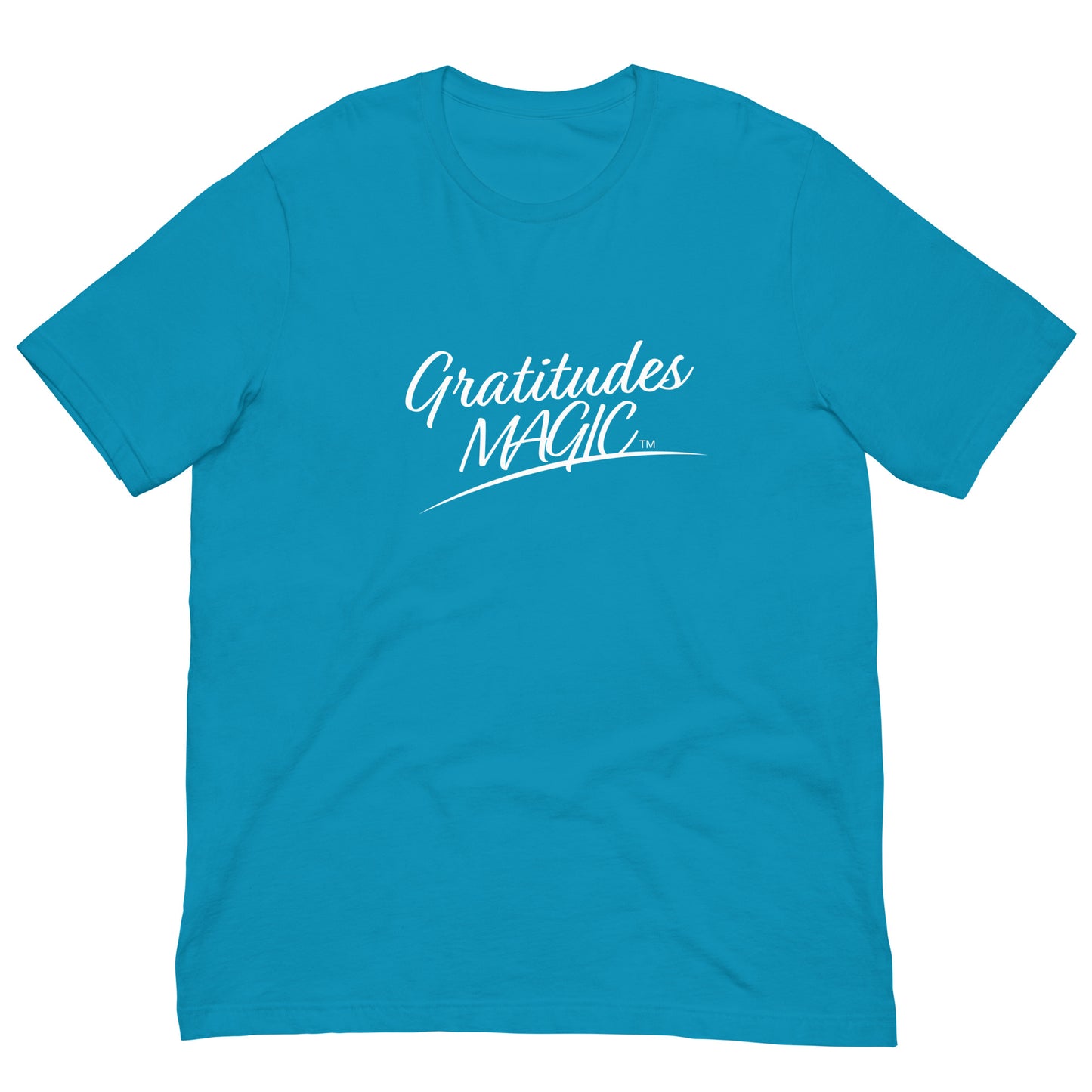 Affordable unisex short sleeve shirts-Aqua Blue