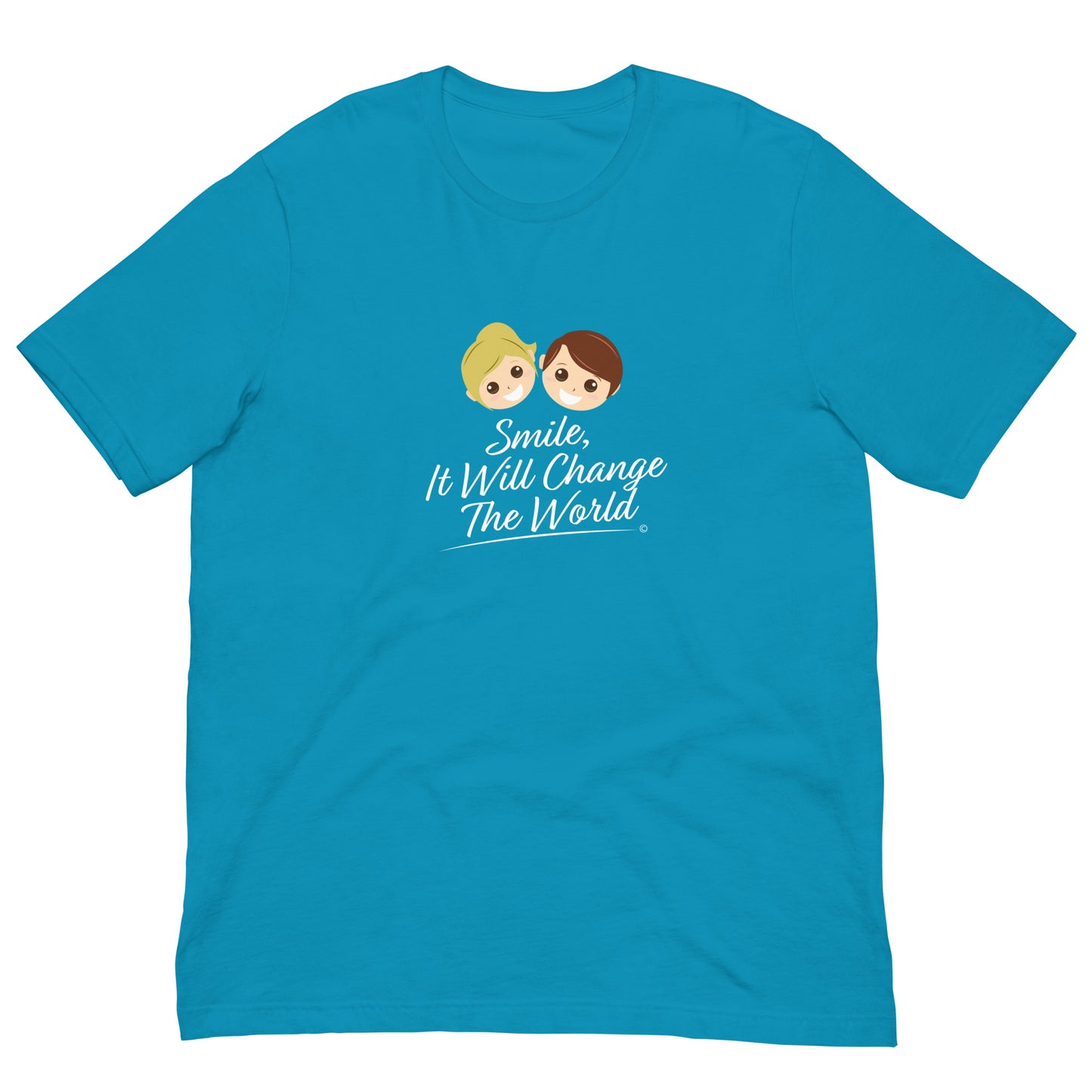 Smile, It Will Change The World Unisex T-Shirts