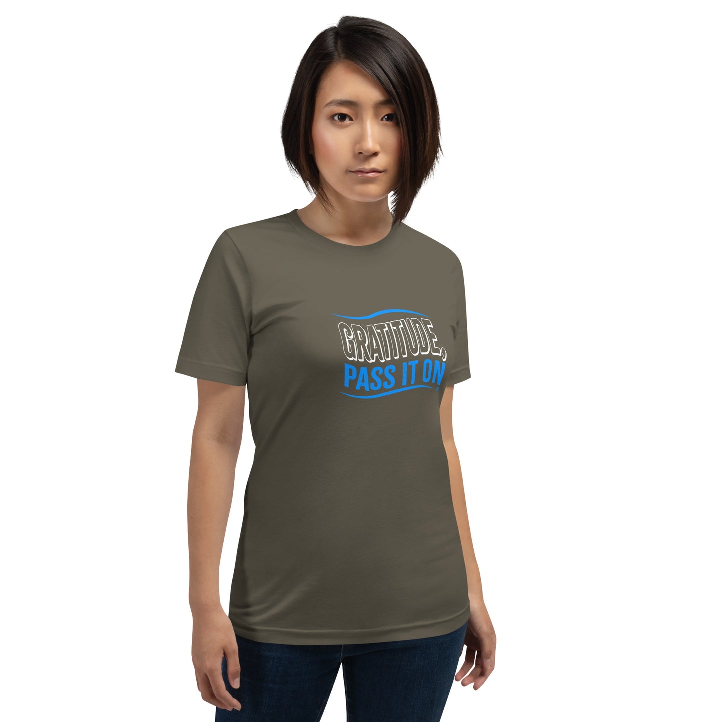 Gratitude, Pass It On Unisex T-Shirts