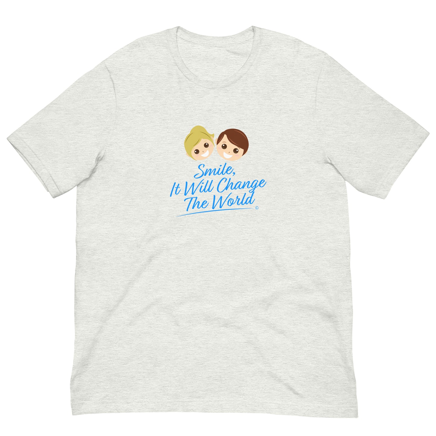 Smile, It Will Change The World Unisex T-Shirts