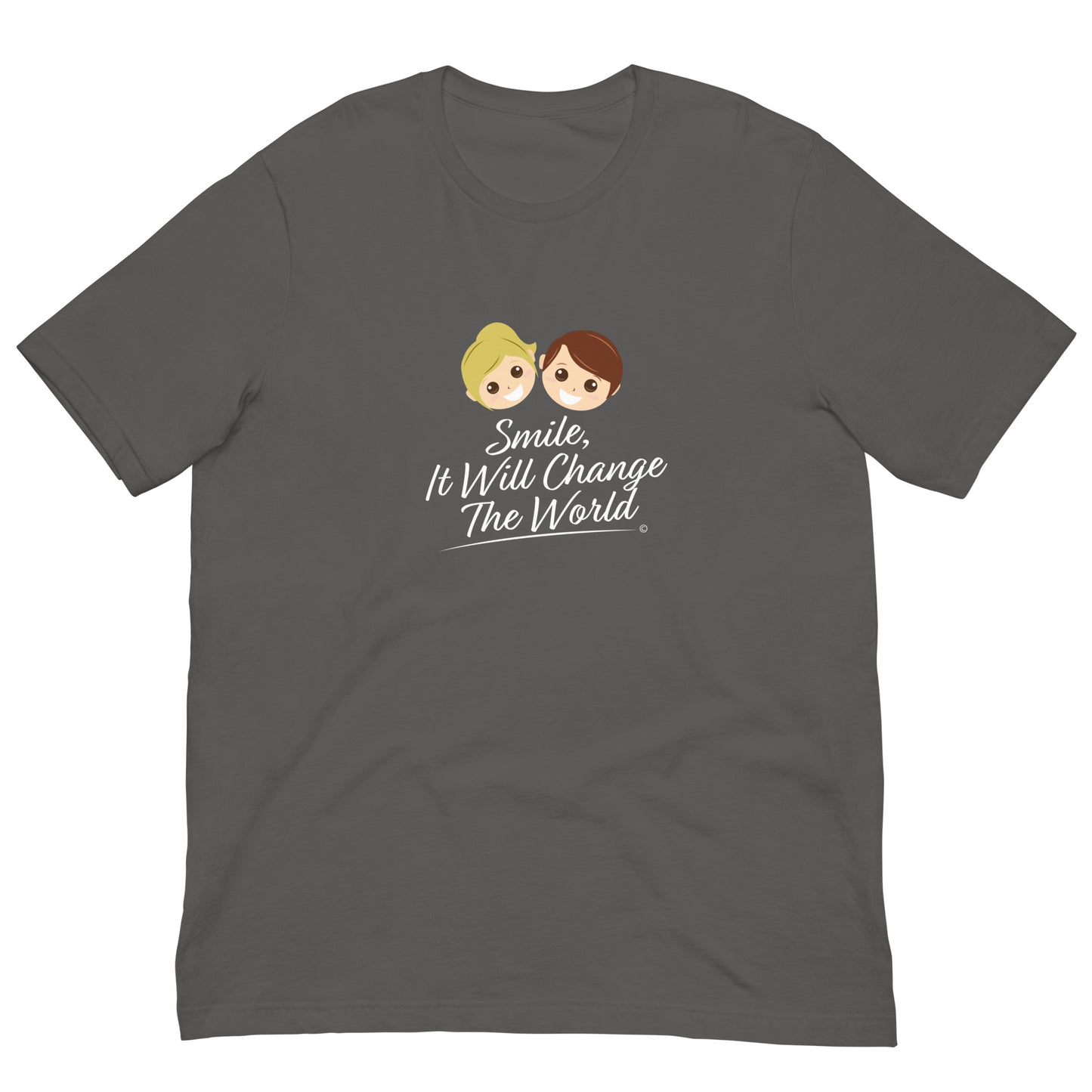 Smile, It Will Change The World Unisex T-Shirts
