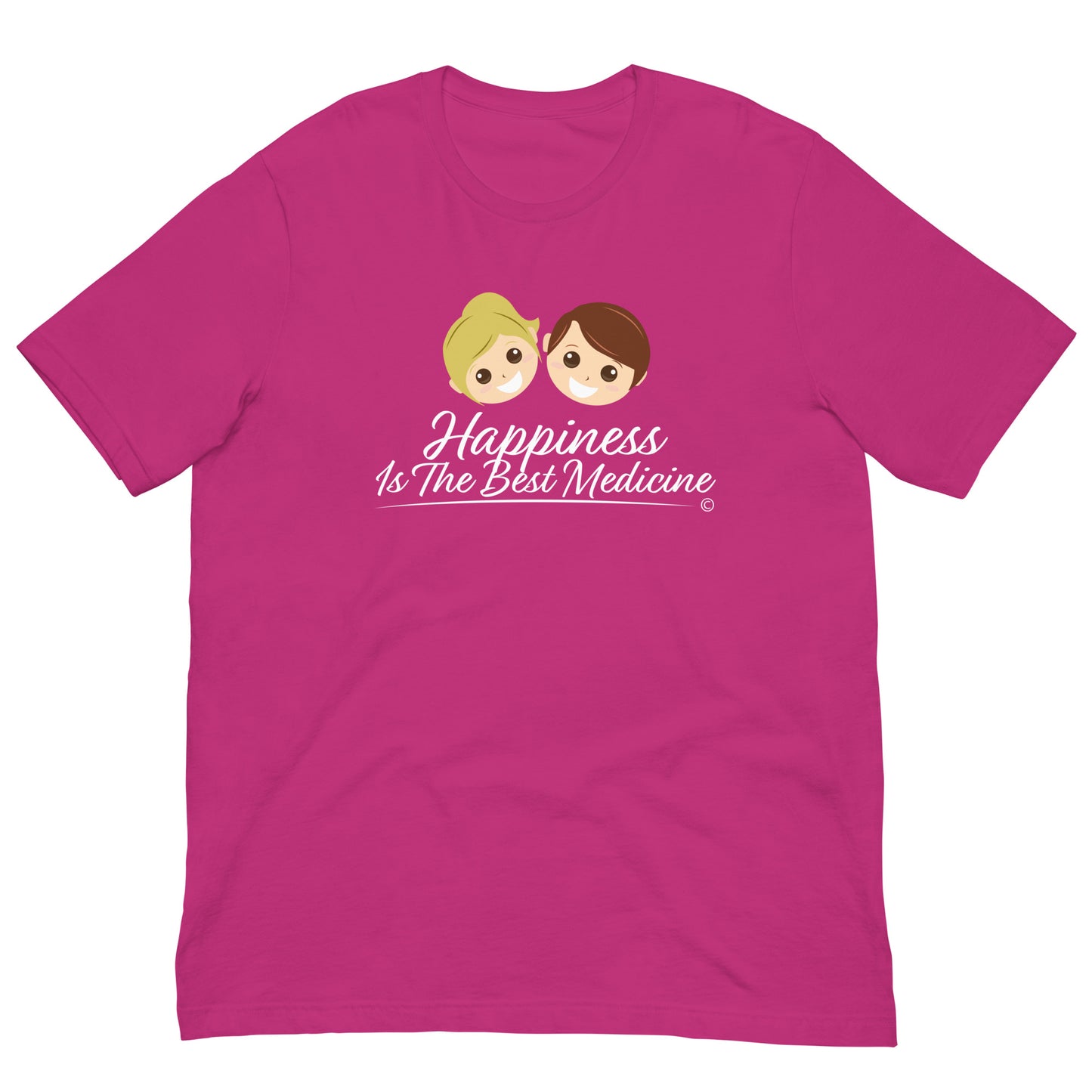 Cozy and relaxed fit tees -Berry