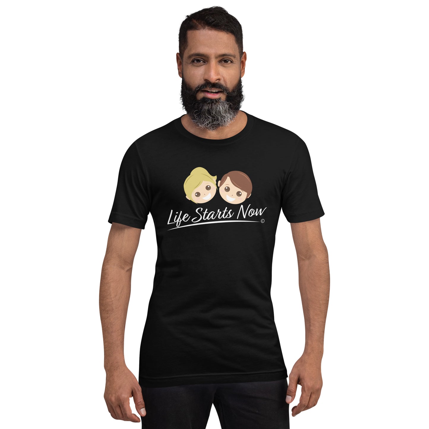 Classic Loose T-shirts for men and women -Front View