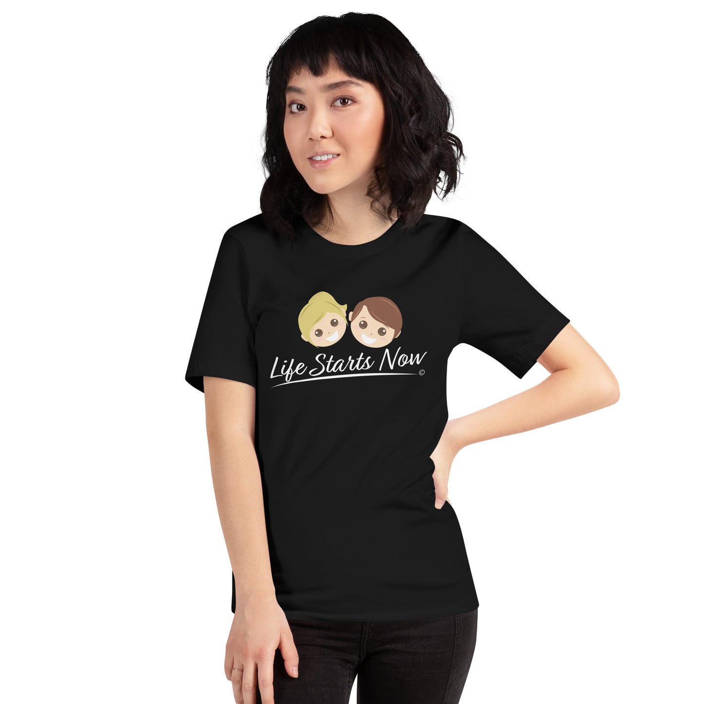 Classic Loose T-shirts for men and women -Full View