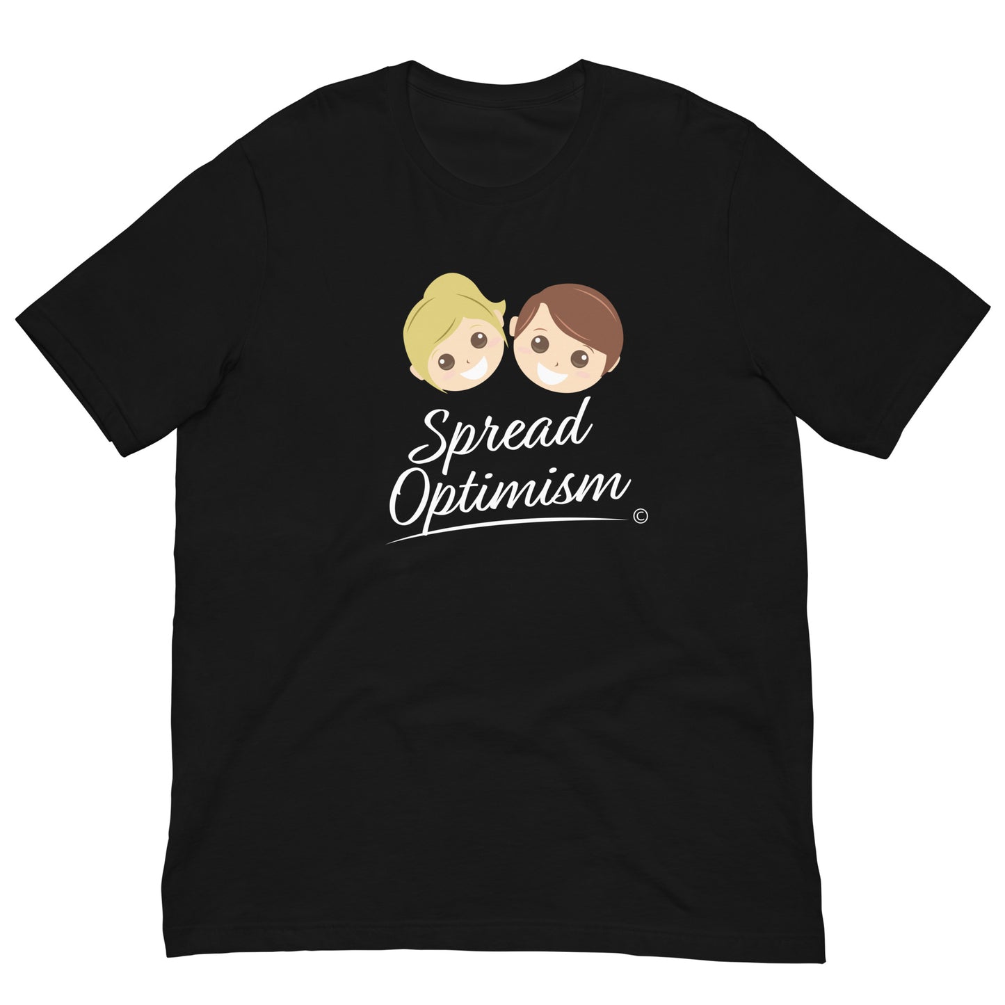 Comfortable cotton blend tees -Black