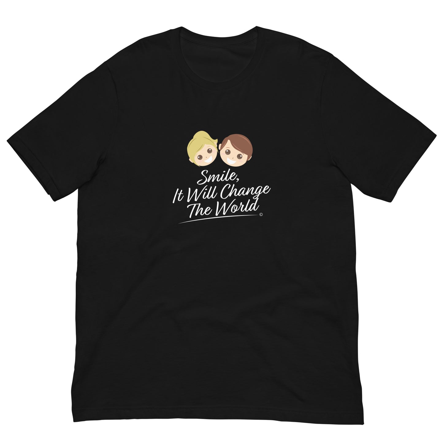 Smile, It Will Change The World Unisex T-Shirts