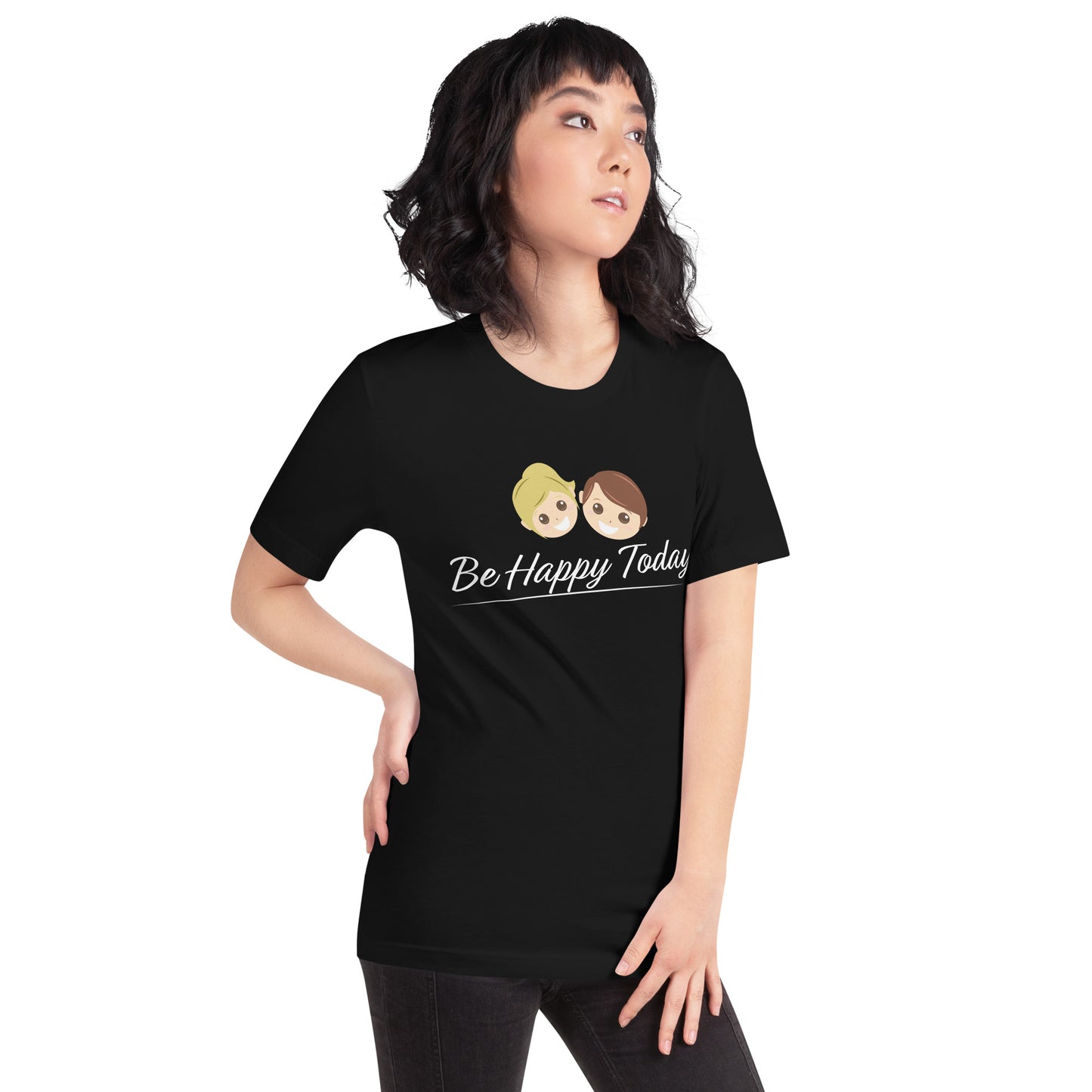 Trendy unisex short-sleeve for mean and women-Side View