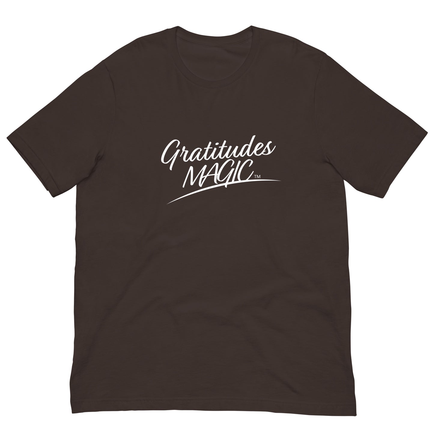 Affordable unisex short sleeve shirts-Brown