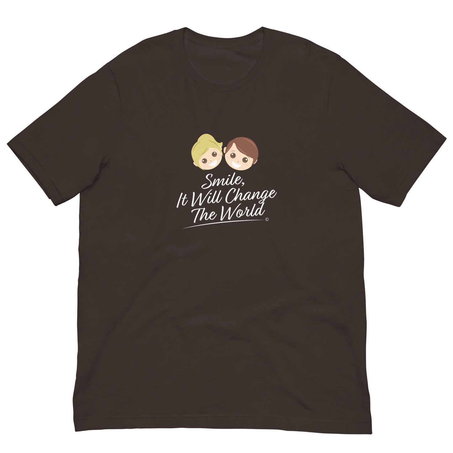 Smile, It Will Change The World Unisex T-Shirts