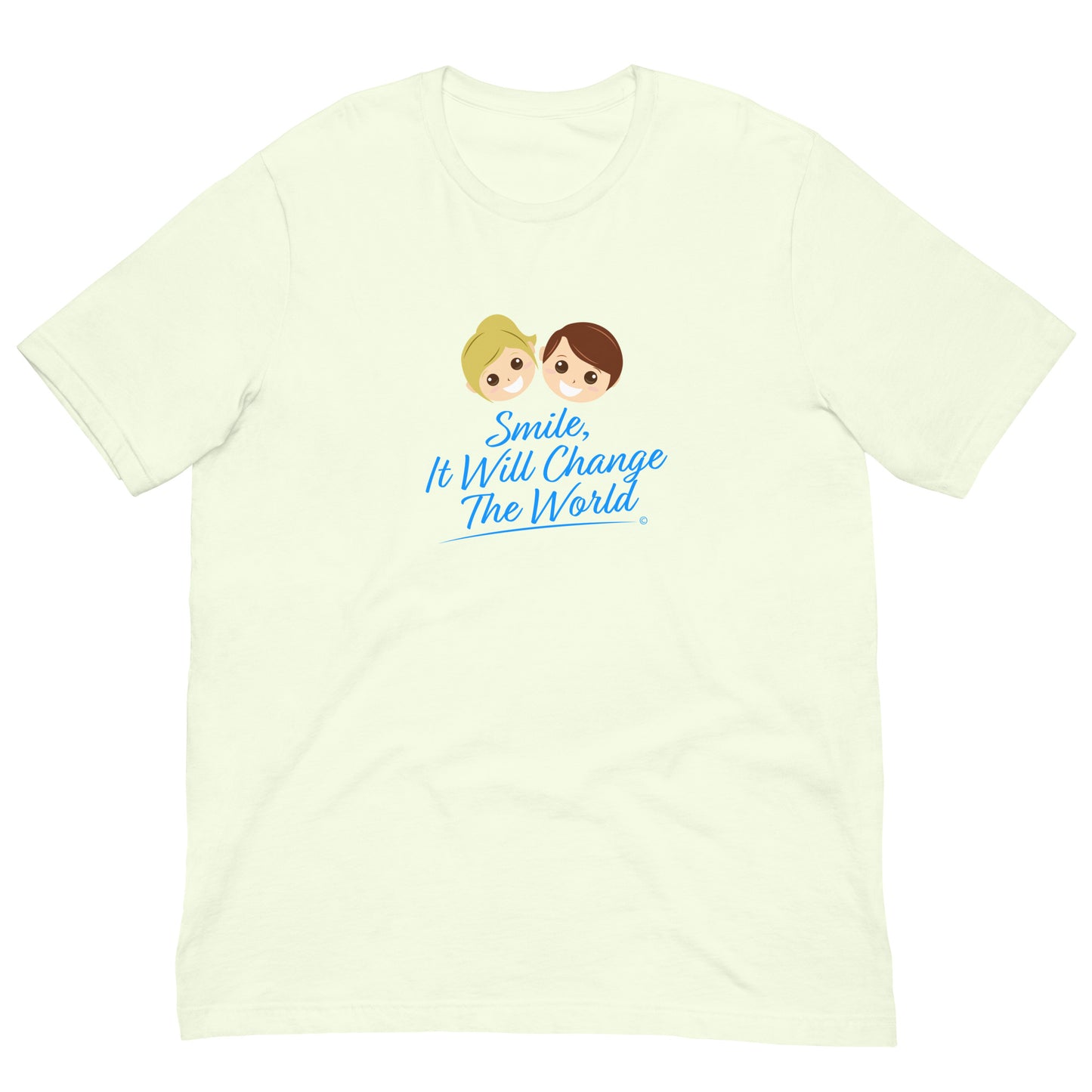 Smile, It Will Change The World Unisex T-Shirts