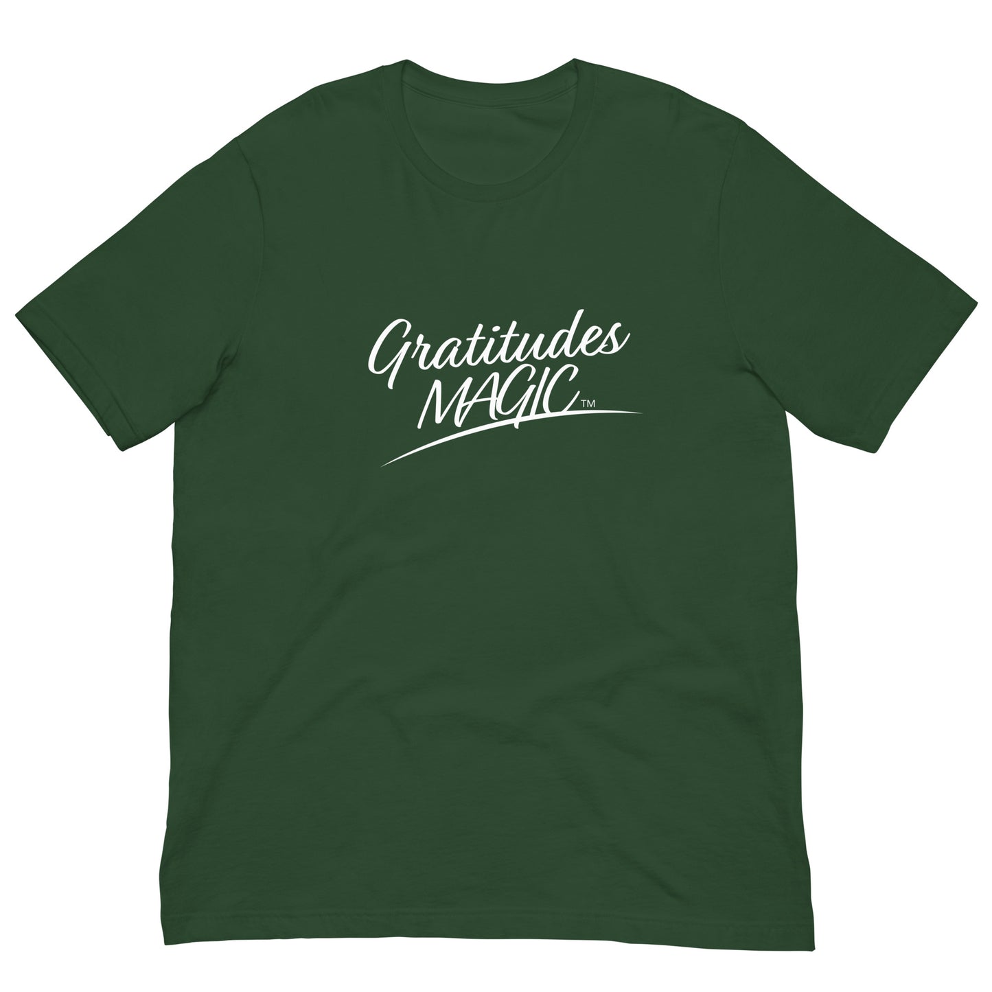 Affordable unisex short sleeve shirts- Forest green