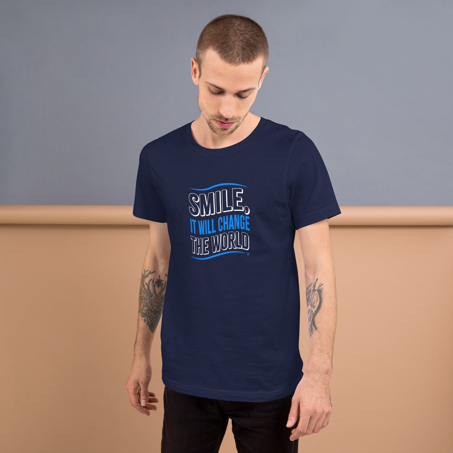 Smile, It will Change the World Unisex T-Shirts