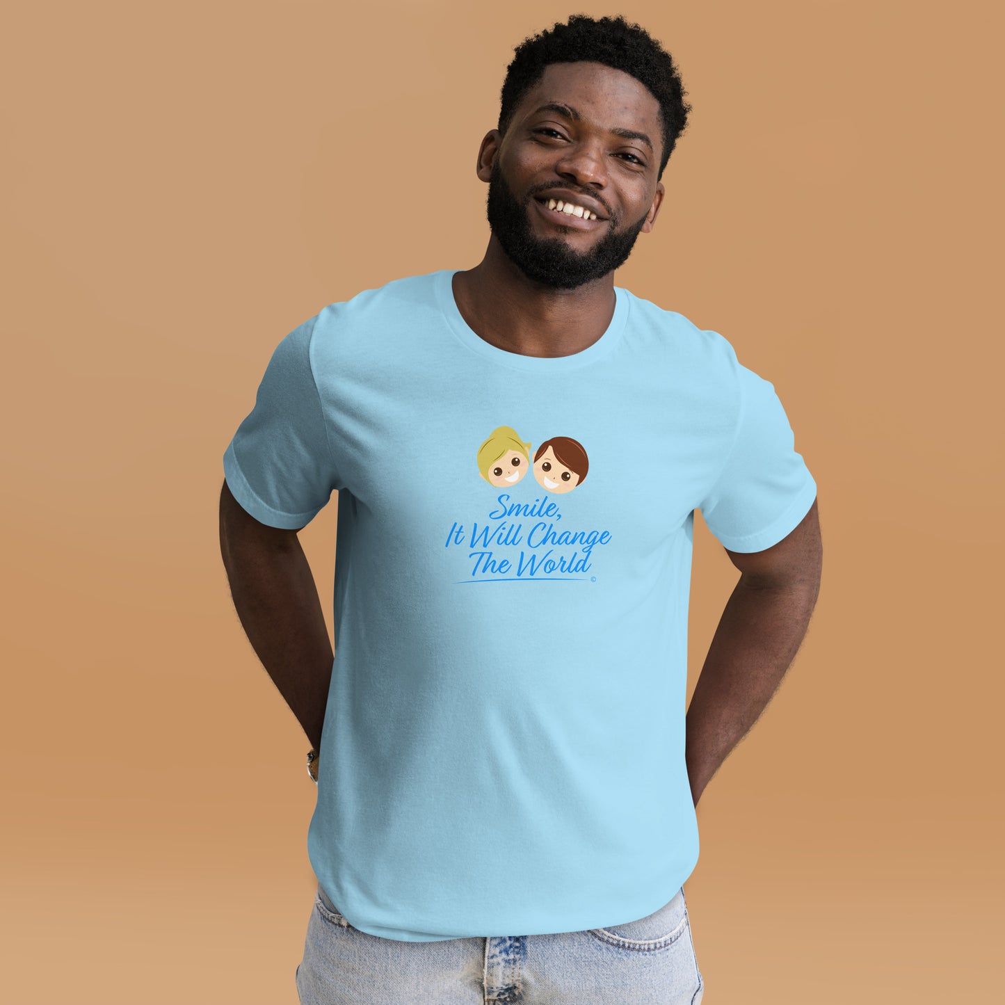 Smile, It Will Change The World Unisex T-Shirts