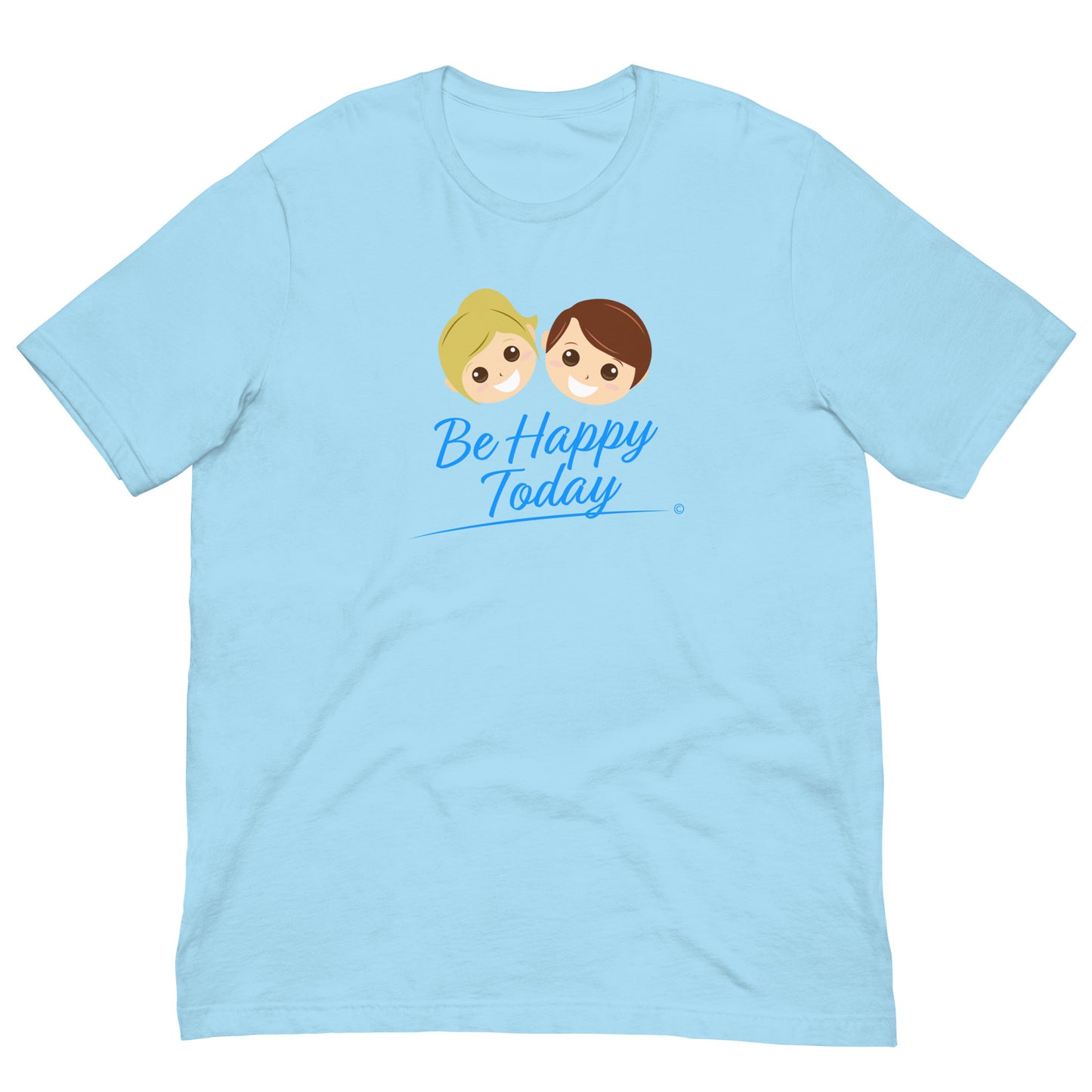 Printed short sleeve shirts for all occasions- Ocean Blue