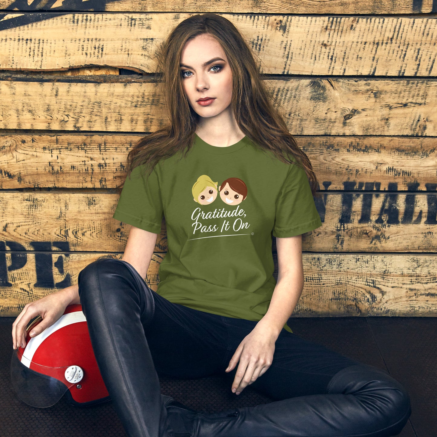 Gratitude, Pass It On Unisex T-Shirts