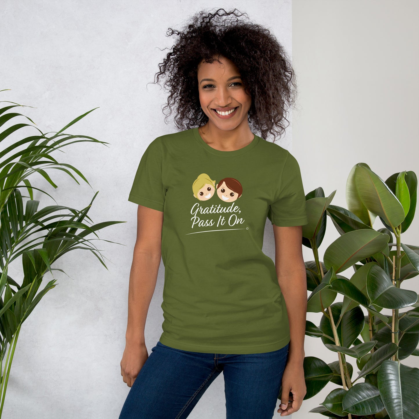 Gratitude, Pass It On Unisex T-Shirts