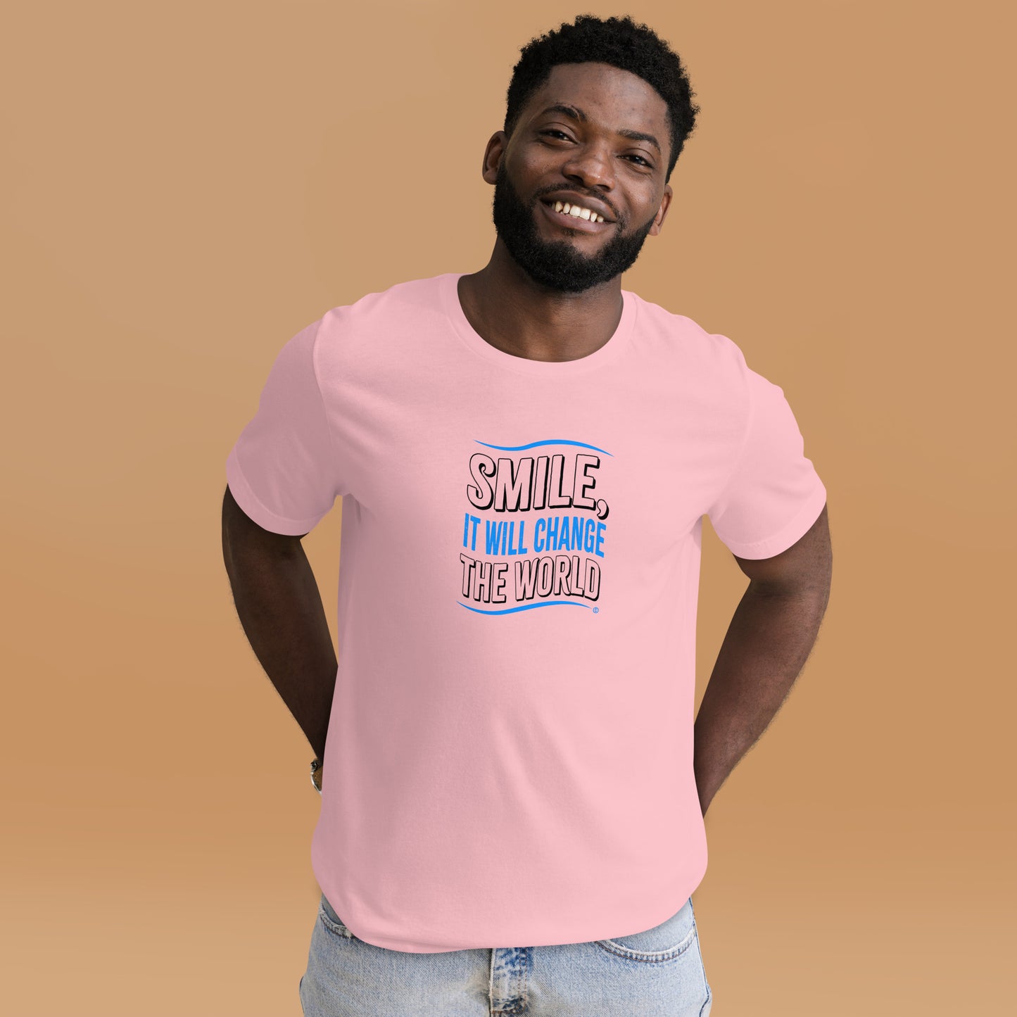 Smile, It will Change the World Unisex T-Shirts