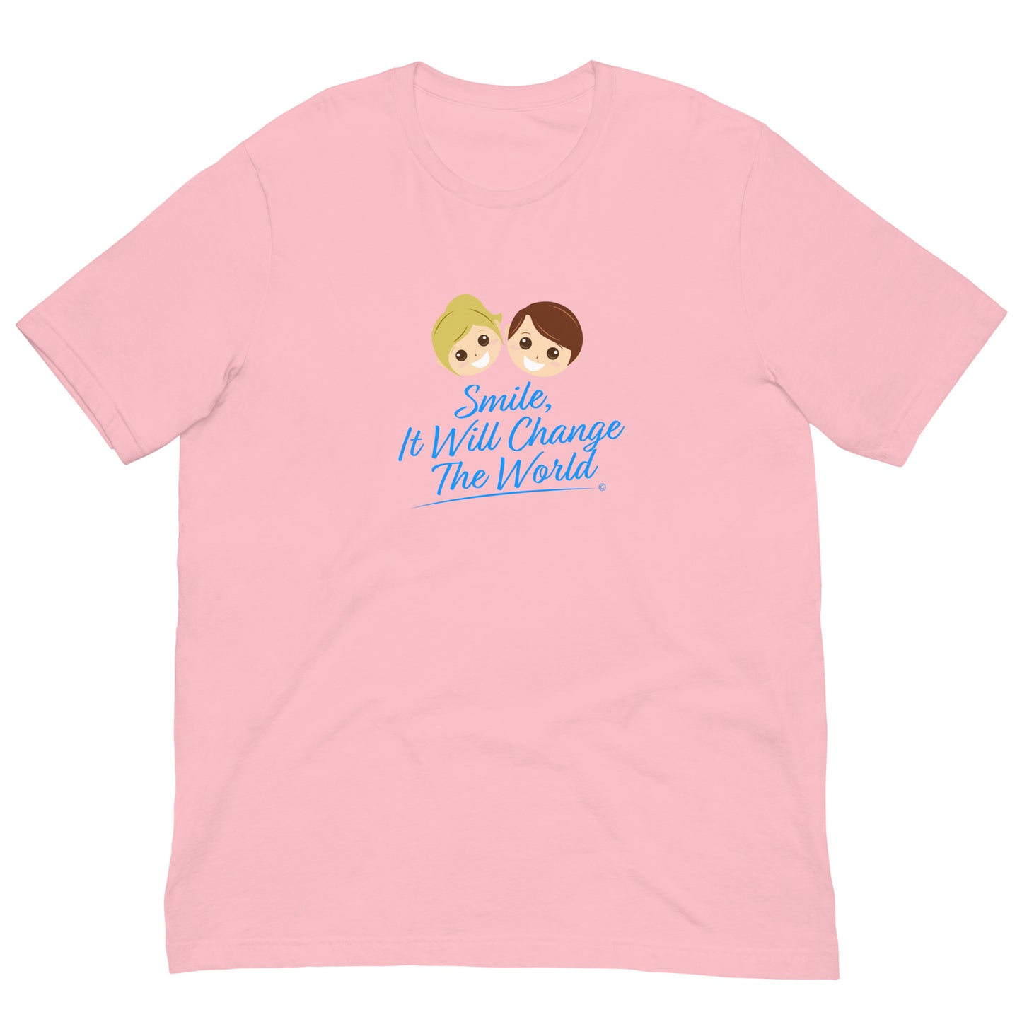 Smile, It Will Change The World Unisex T-Shirts