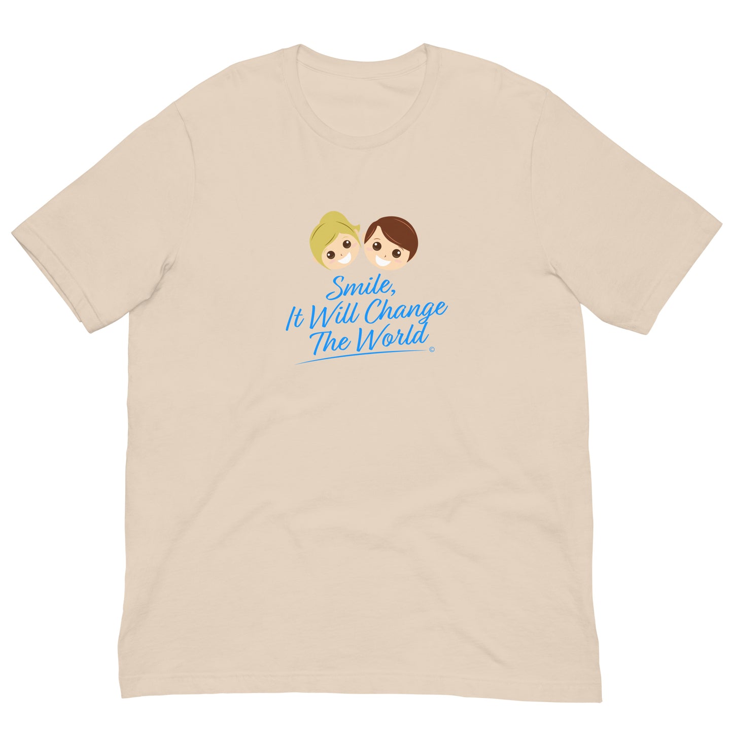 Smile, It Will Change The World Unisex T-Shirts