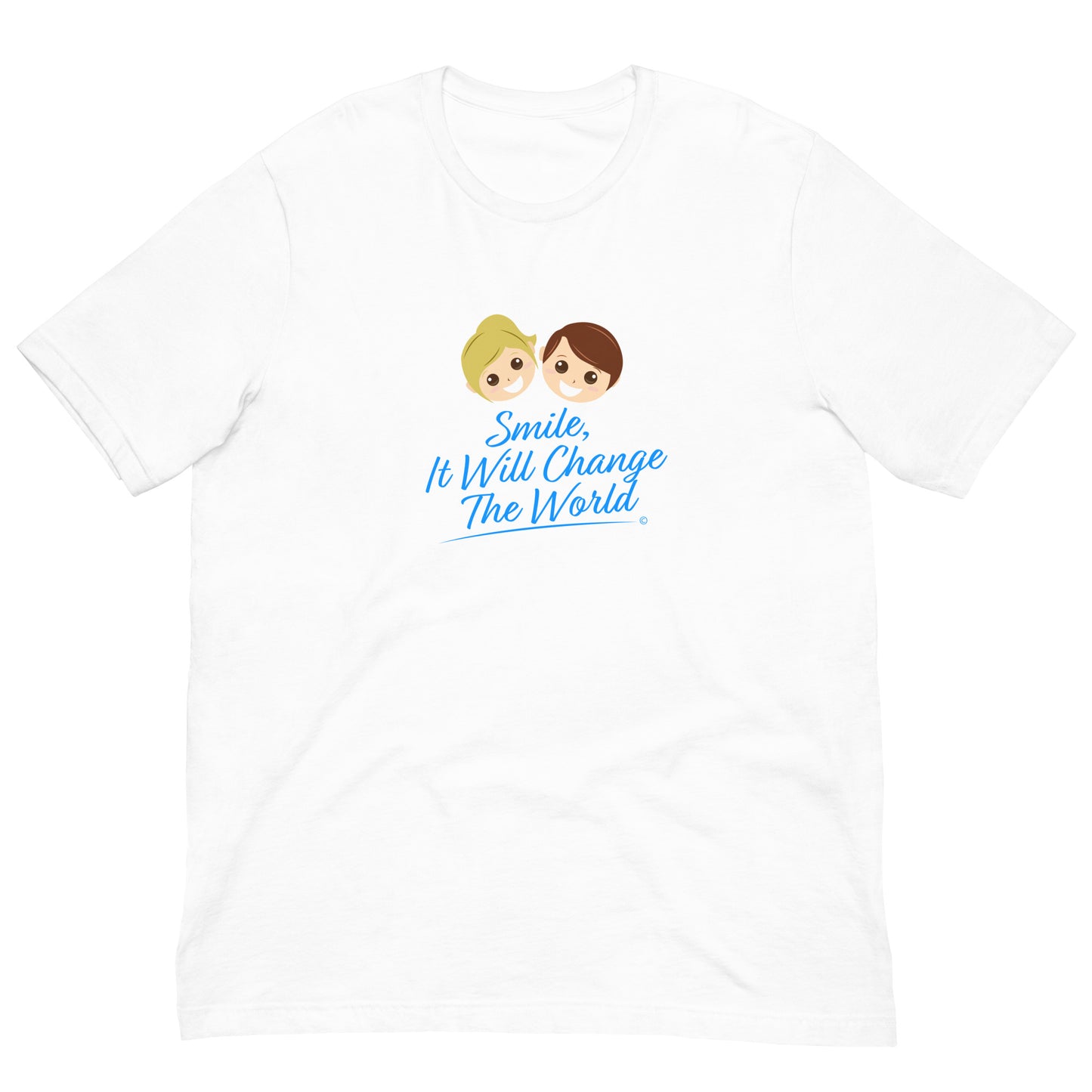 Smile, It Will Change The World Unisex T-Shirts