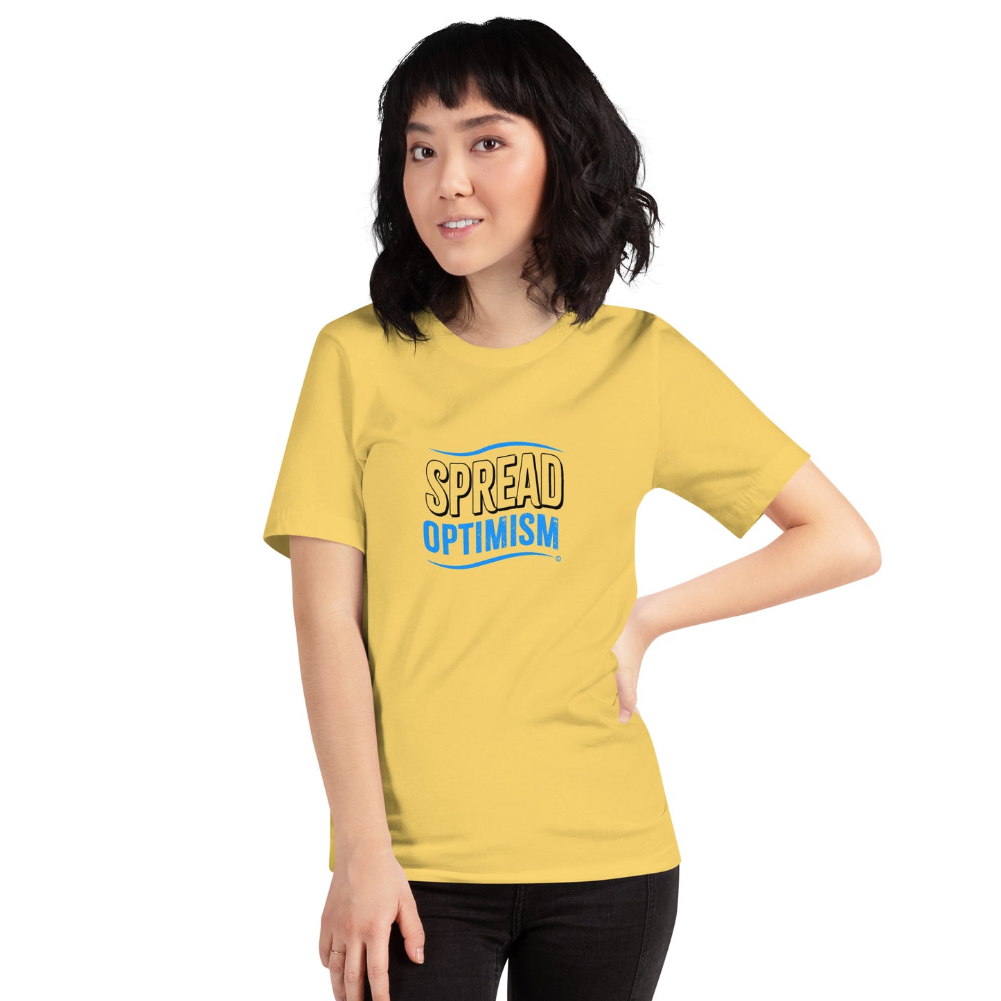 Spread Optimism Unisex T-Shirts