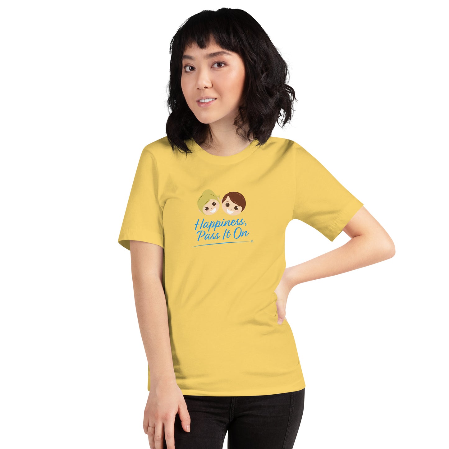Happiness, Pass It On Unisex T-Shirts